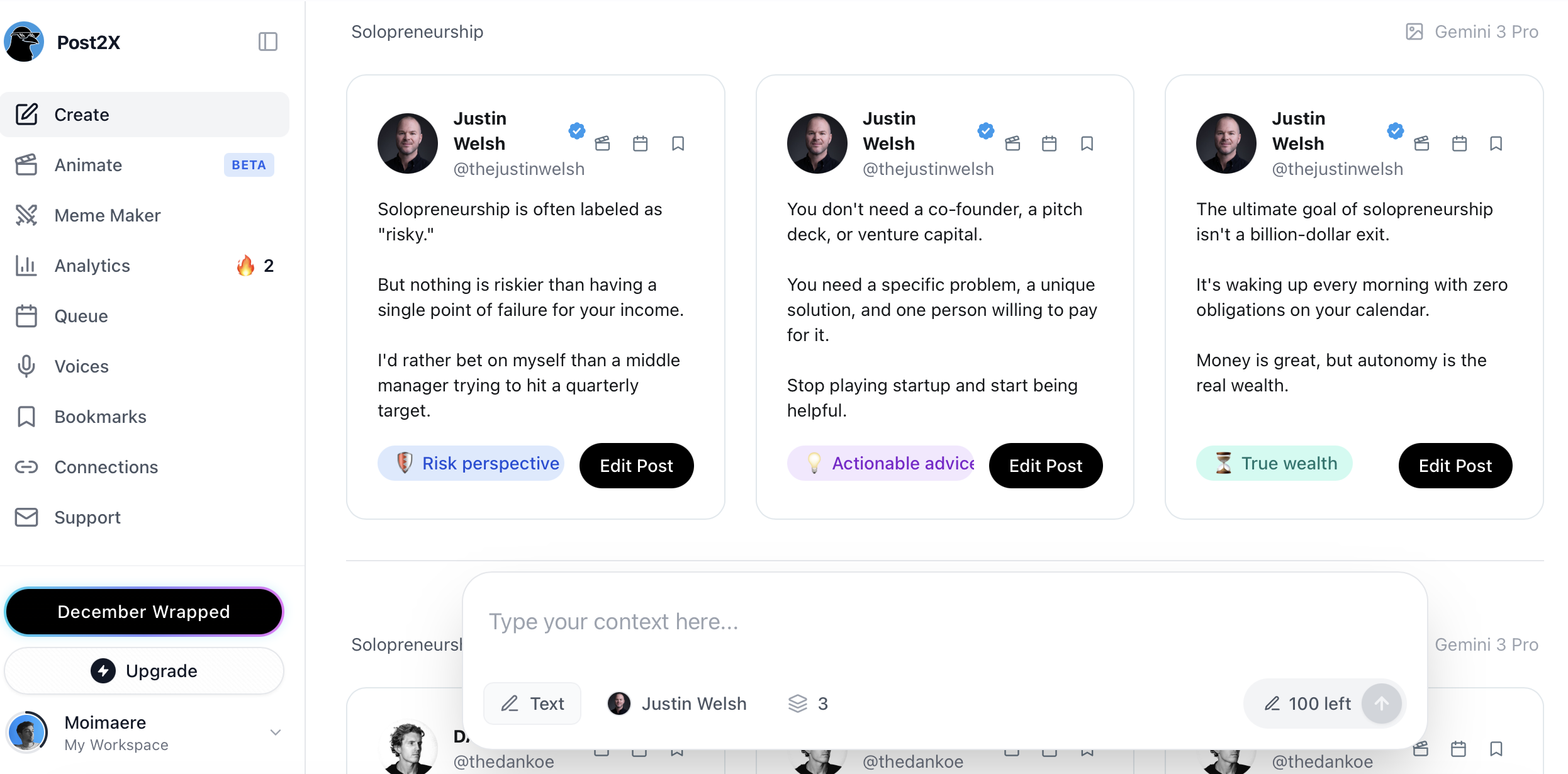 Screenshot 1 of Post2X