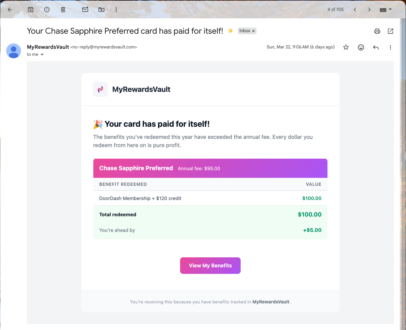 Screenshot 4 of MyRewardsVault