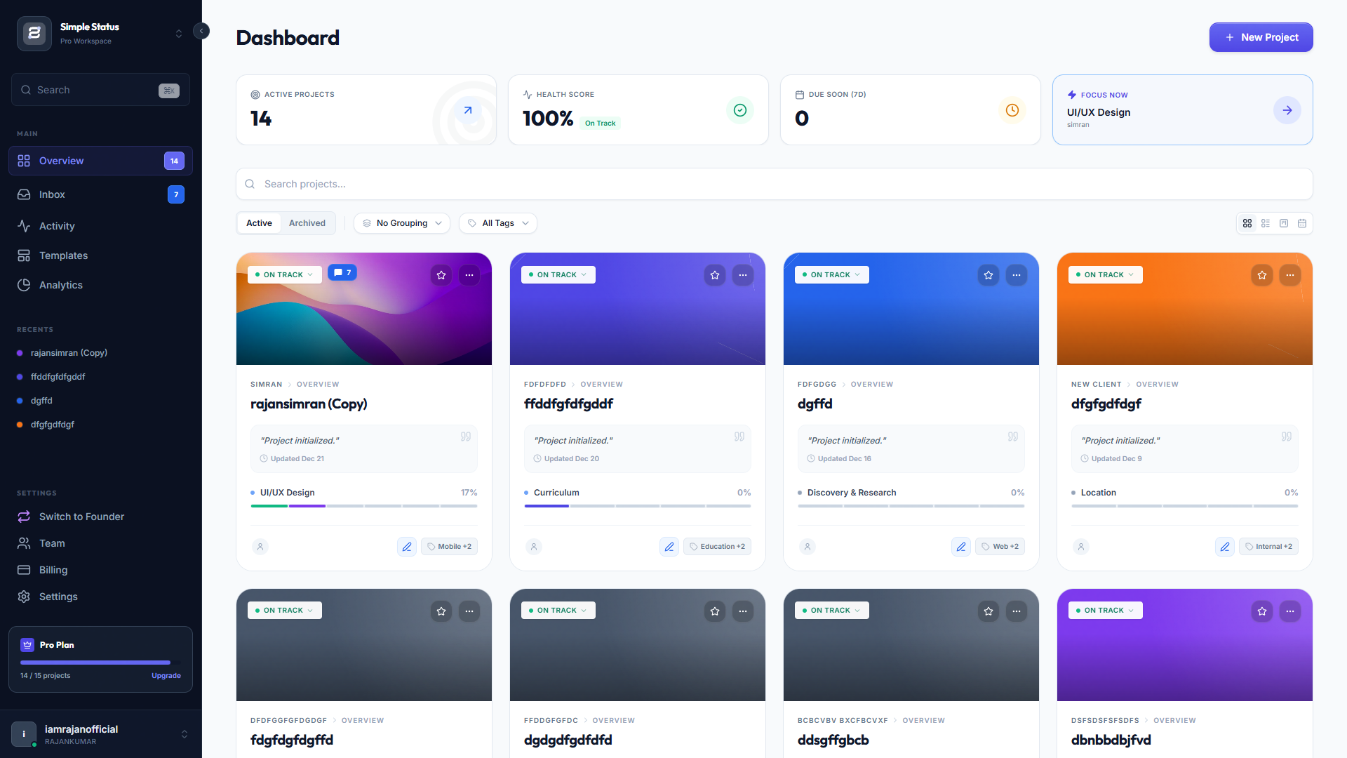Screenshot 2 of Simple Status