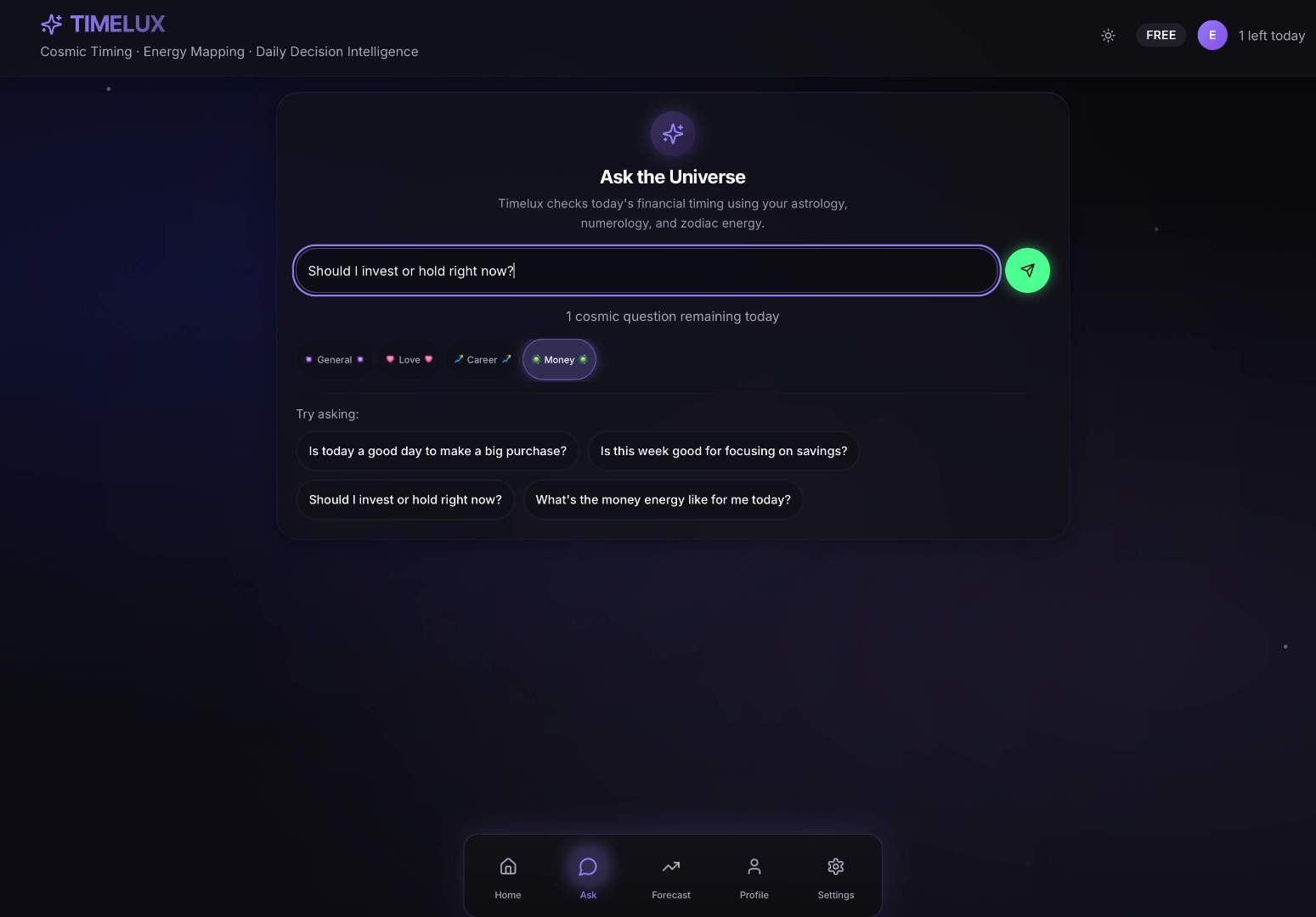 Screenshot 2 of Timelux.life