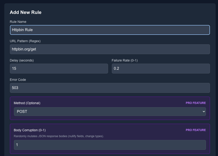 Screenshot 2 of Chaos Proxy