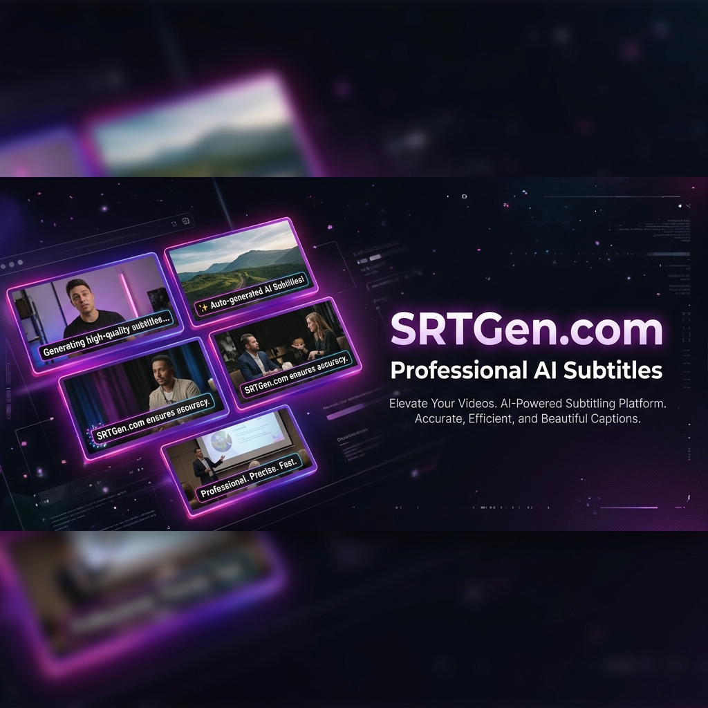Screenshot 1 of SRTGen