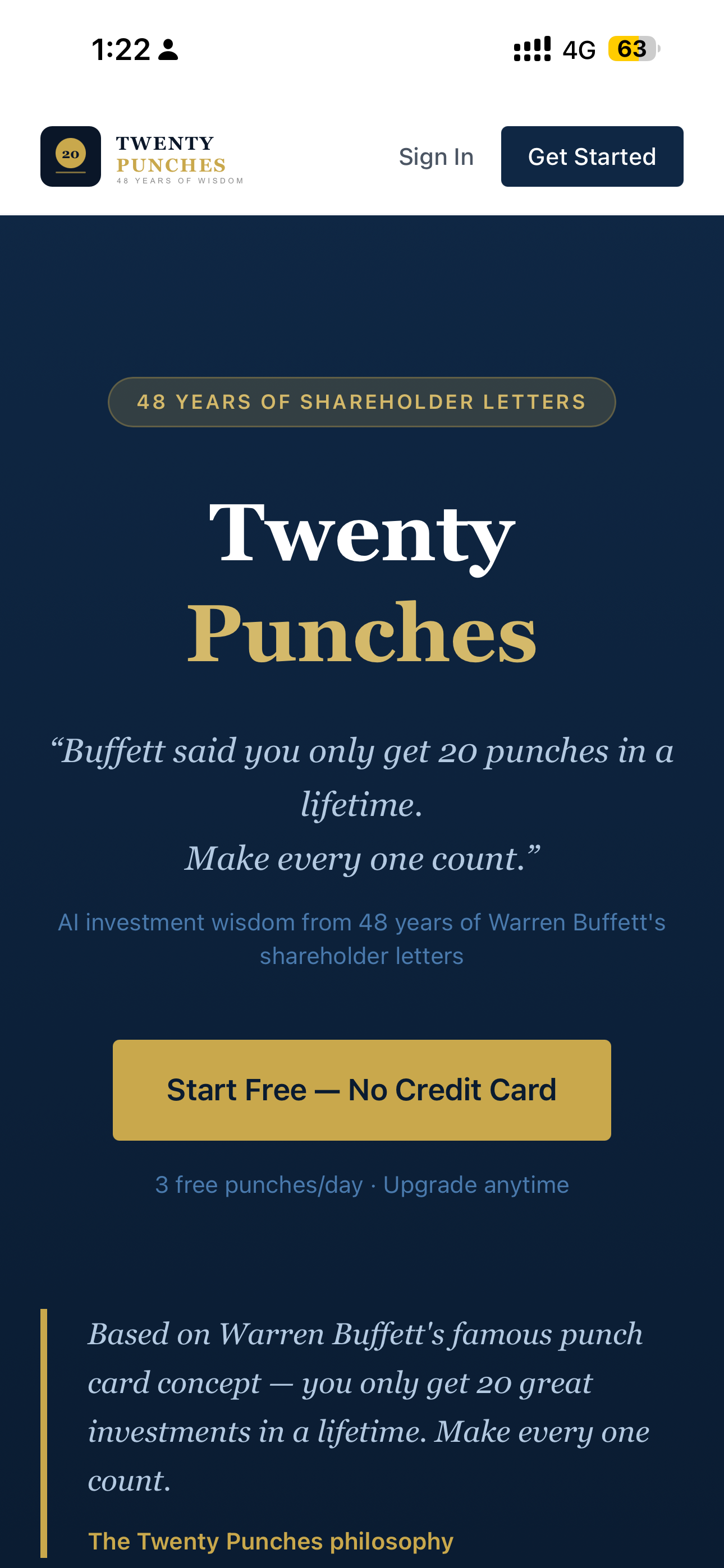 Screenshot 1 of Twenty Punches