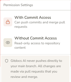 Screenshot 2 of Gitdocs AI