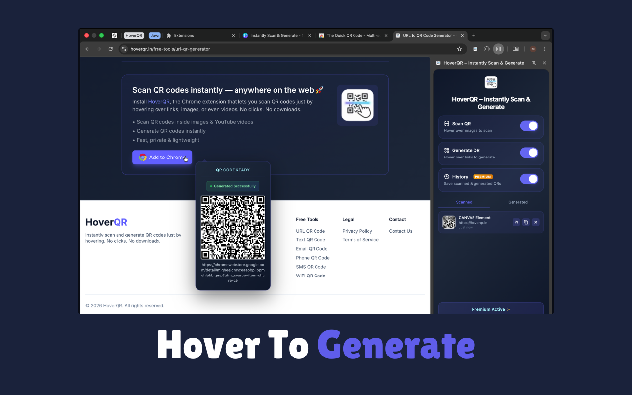 Screenshot 2 of HoverQR