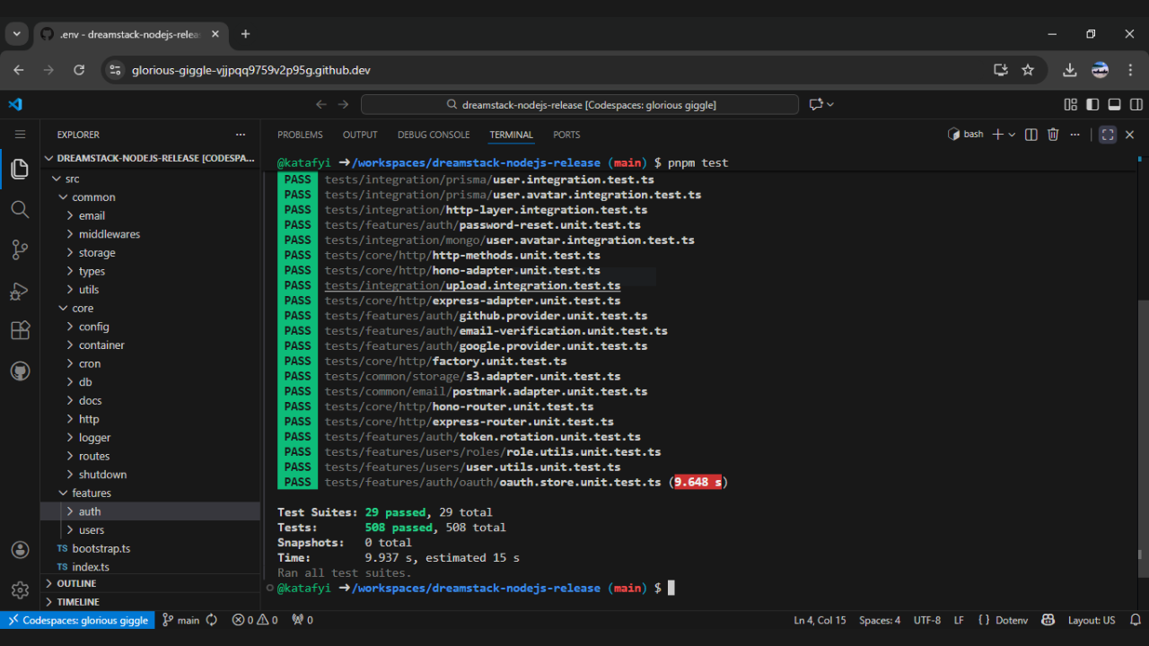 Screenshot 3 of DreamStack Node.js