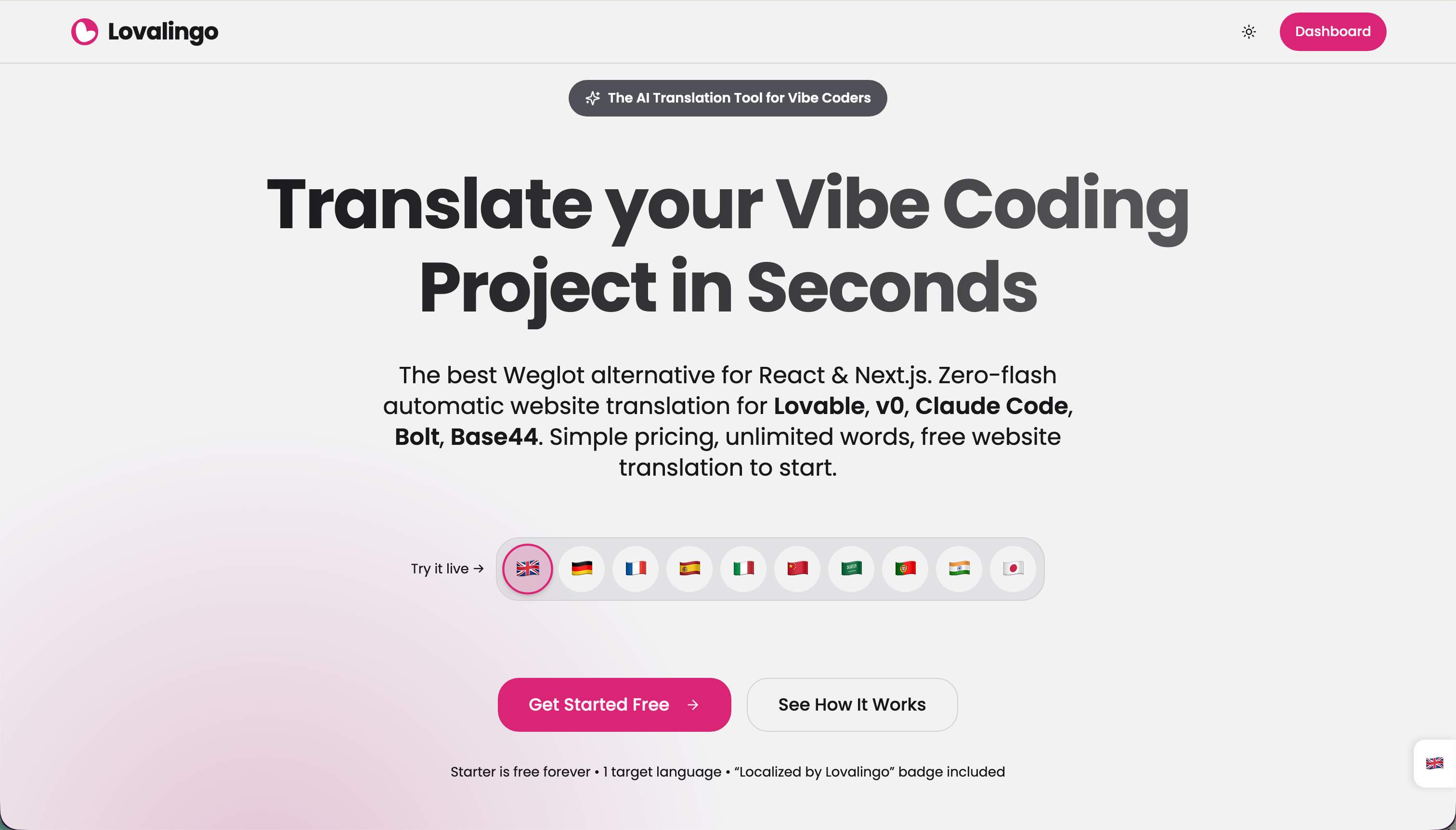 Screenshot 1 of Lovalingo