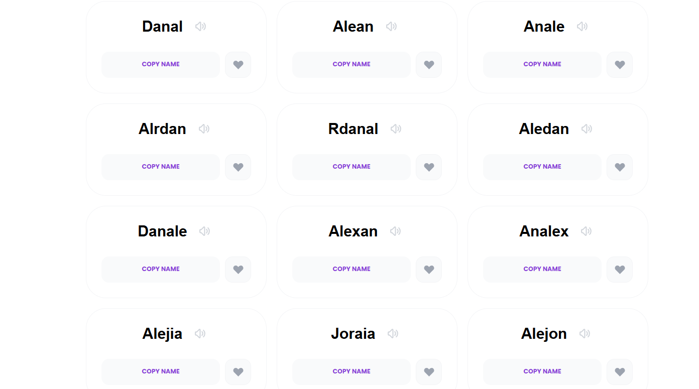 Screenshot 3 of Name Combiner