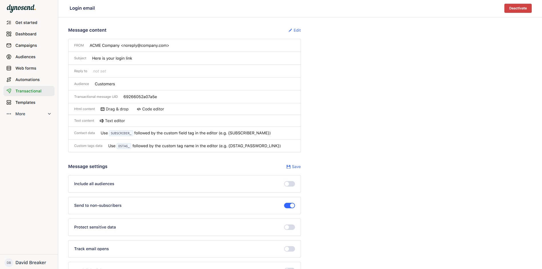 Screenshot 10 of Dynosend