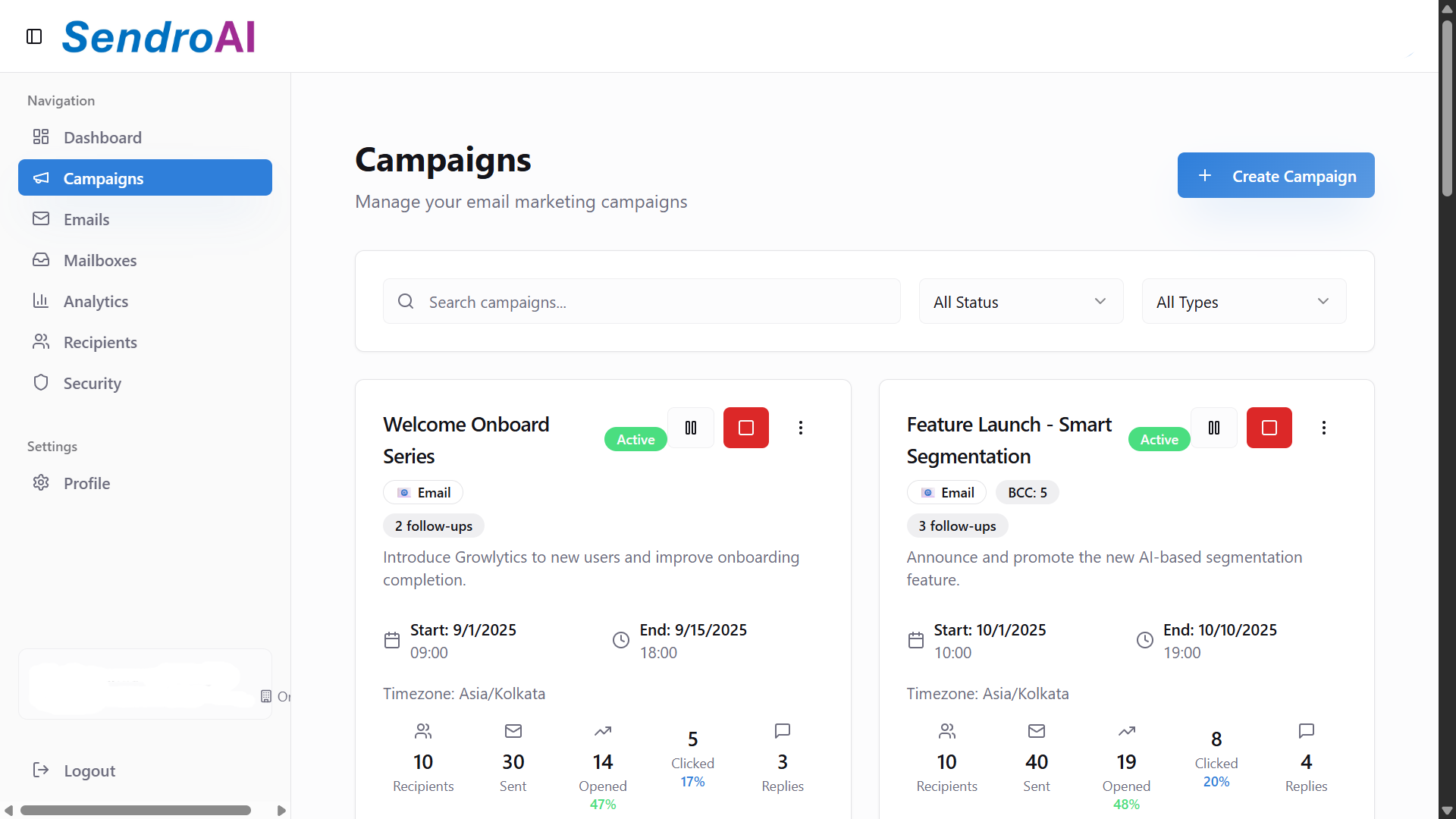 Screenshot 2 of SendroAI
