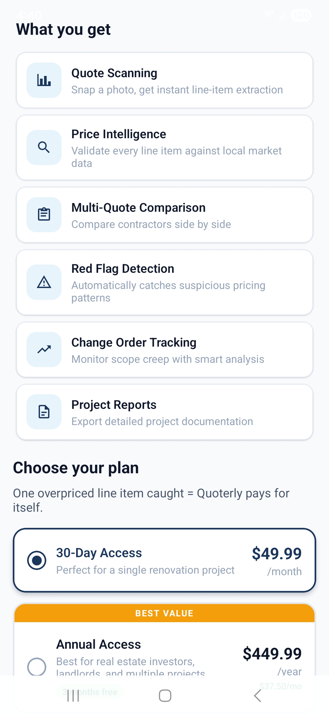 Screenshot 5 of Quoterly