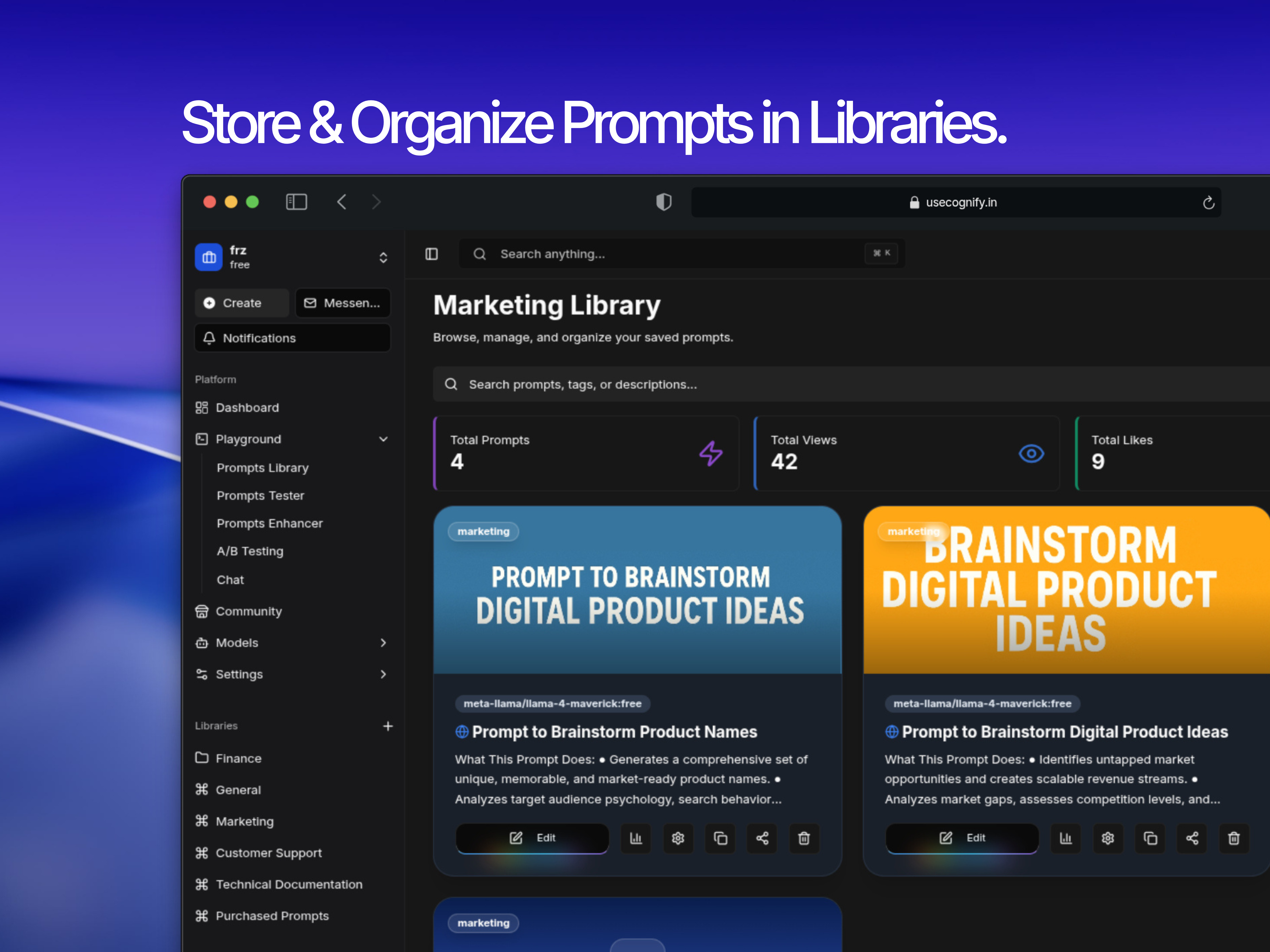 Screenshot 6 of Cognify - AI Prompt Platform