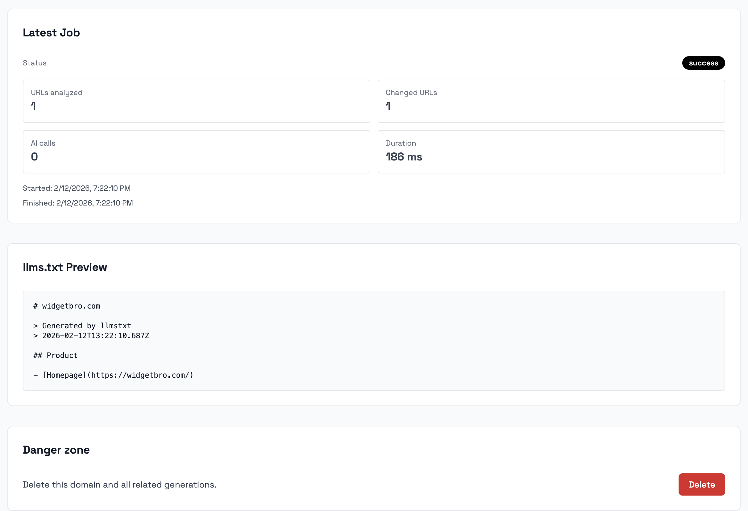 Screenshot 5 of llmstxt.click