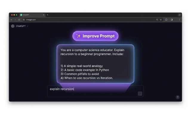 Screenshot 4 of AI Prompt Copilot