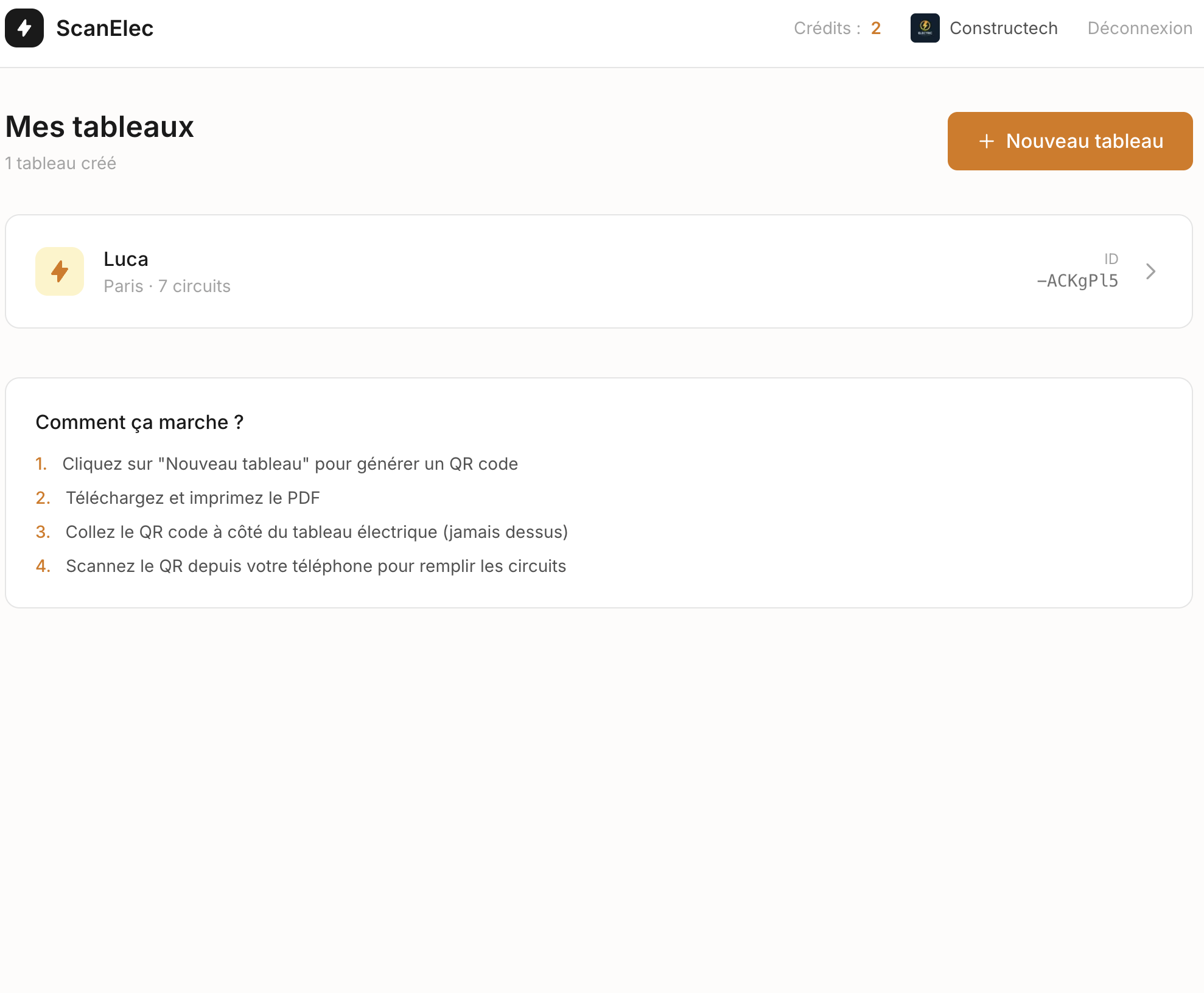 Screenshot 1 of ScanElec