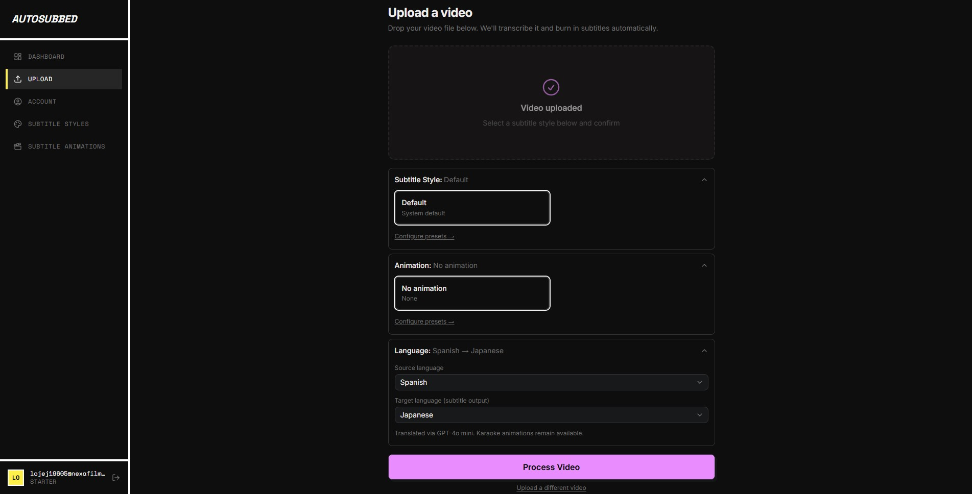 Screenshot 2 of Autosubbed