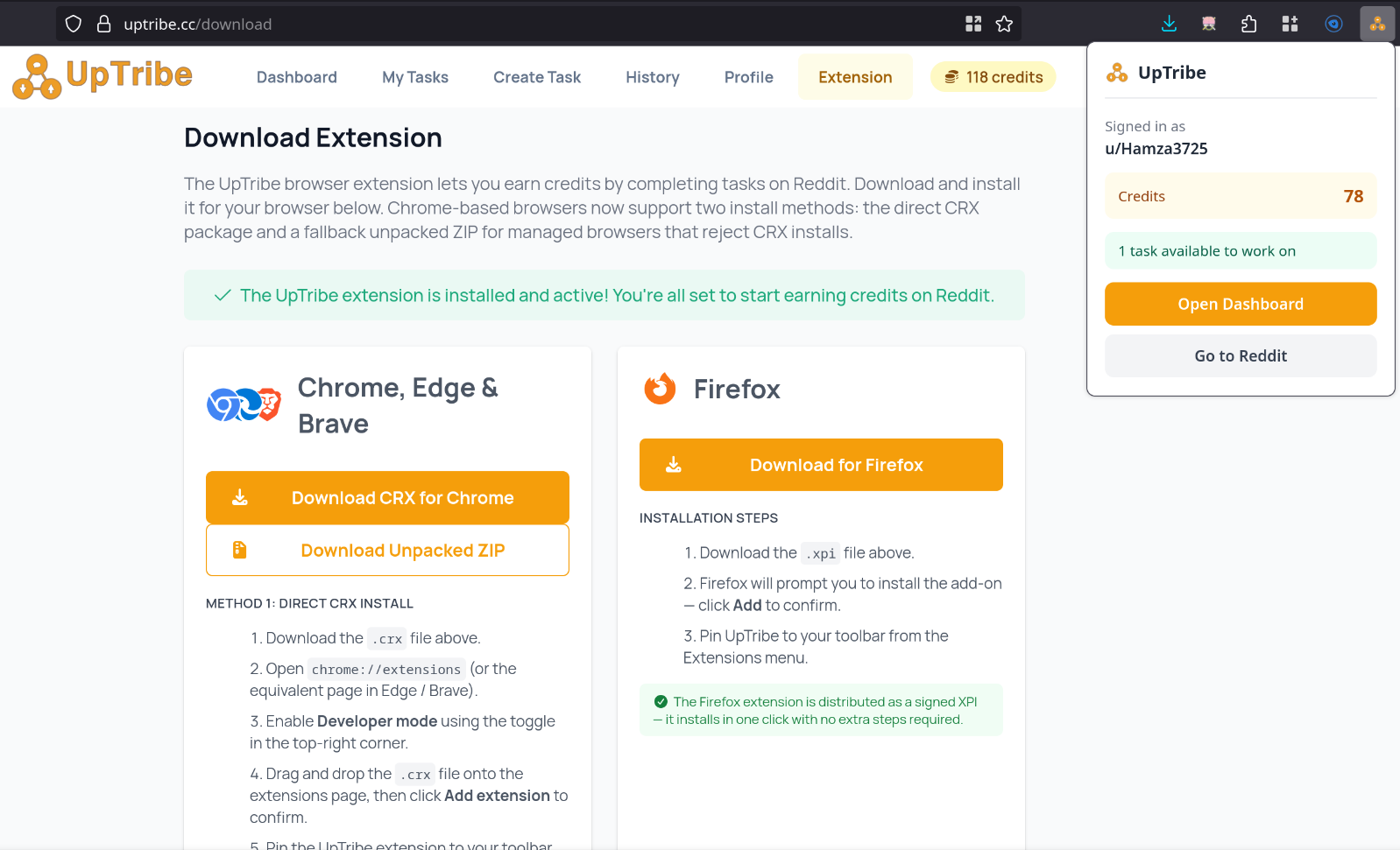 Screenshot 2 of UpTribe