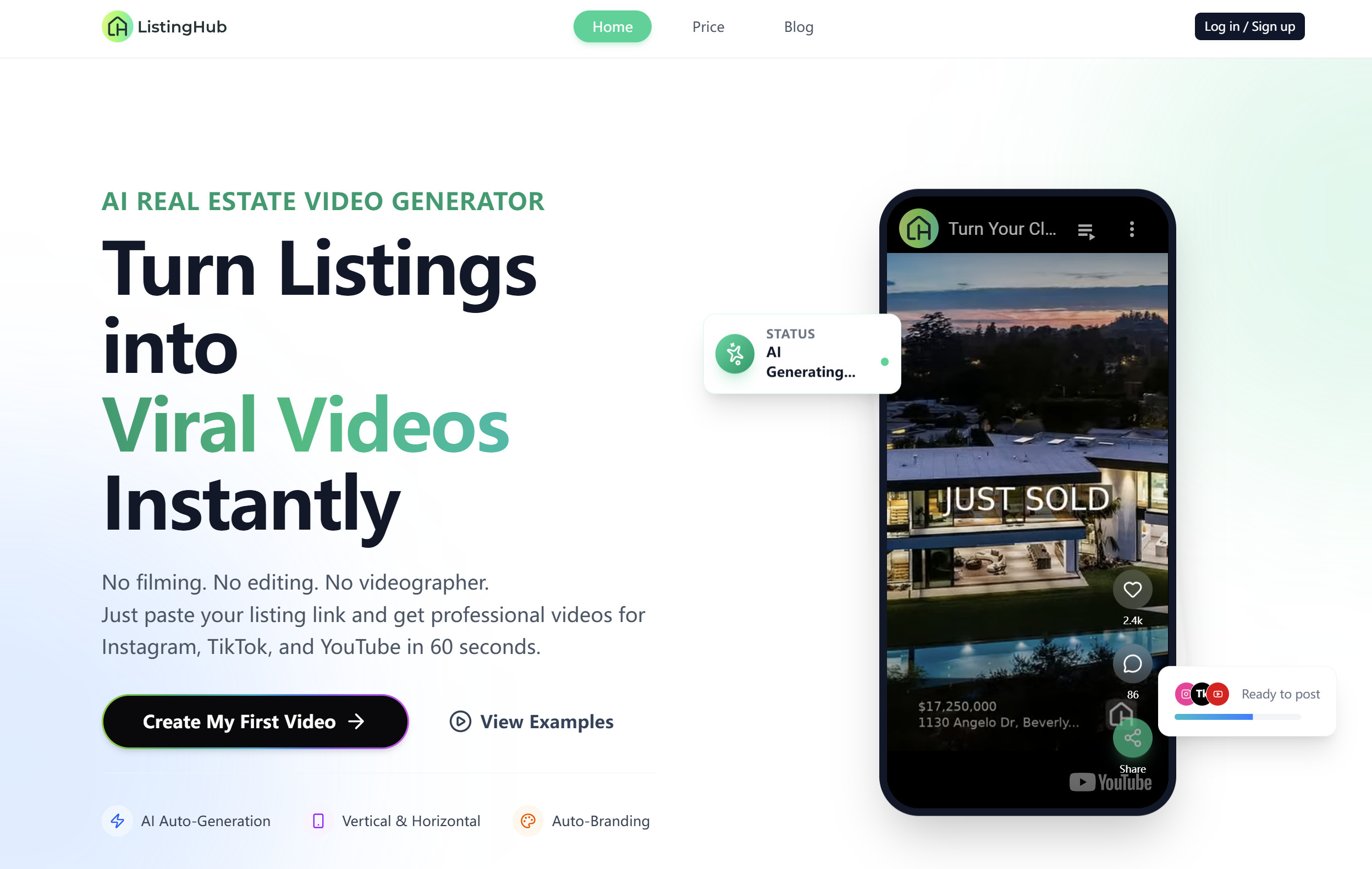Screenshot 1 of ListingHub