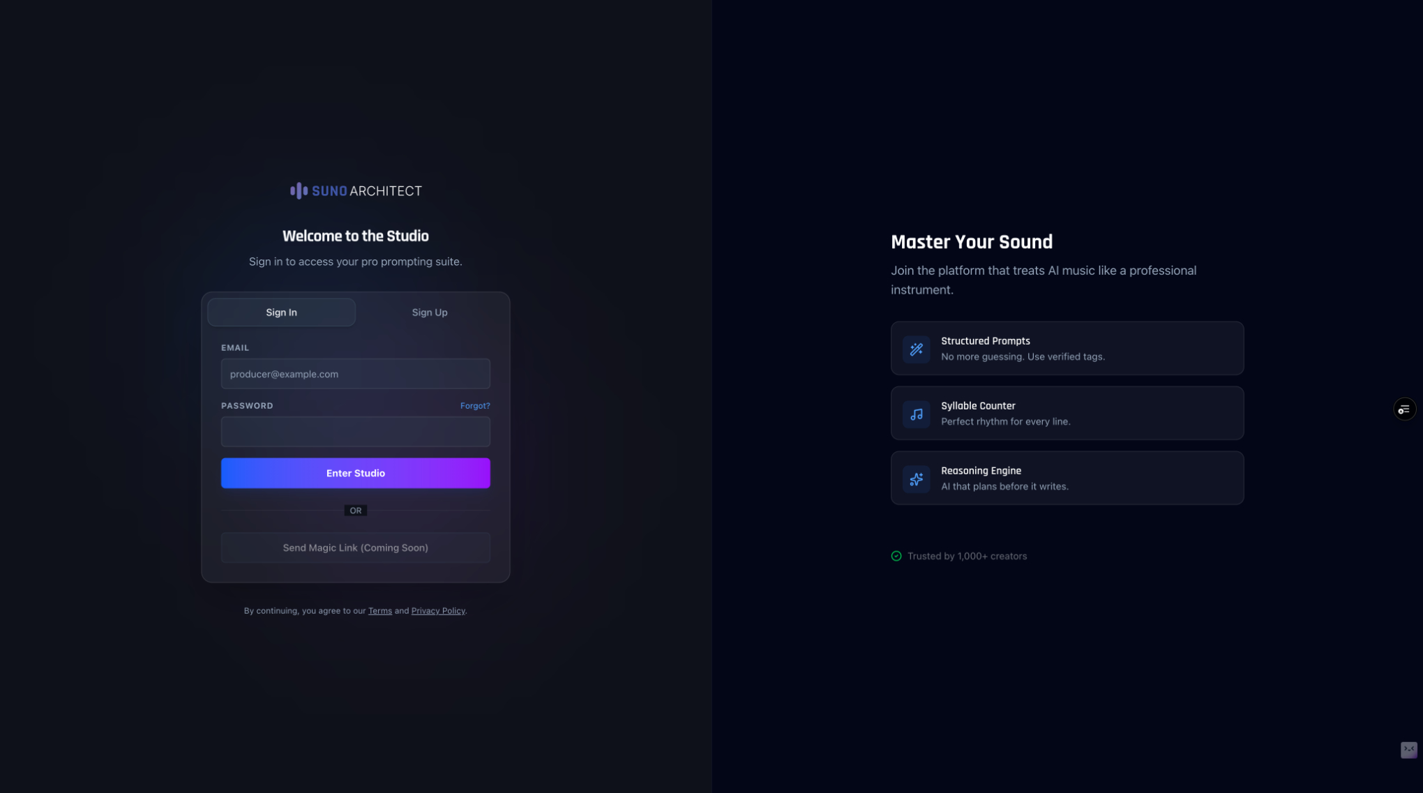 Screenshot 2 of Suno Architect