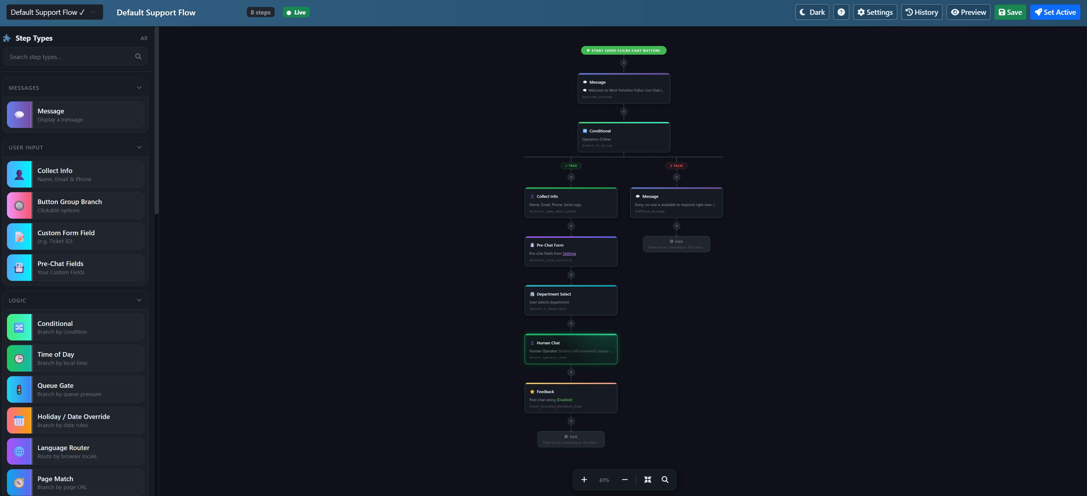 Screenshot 2 of IMsupport Hybrid Chat