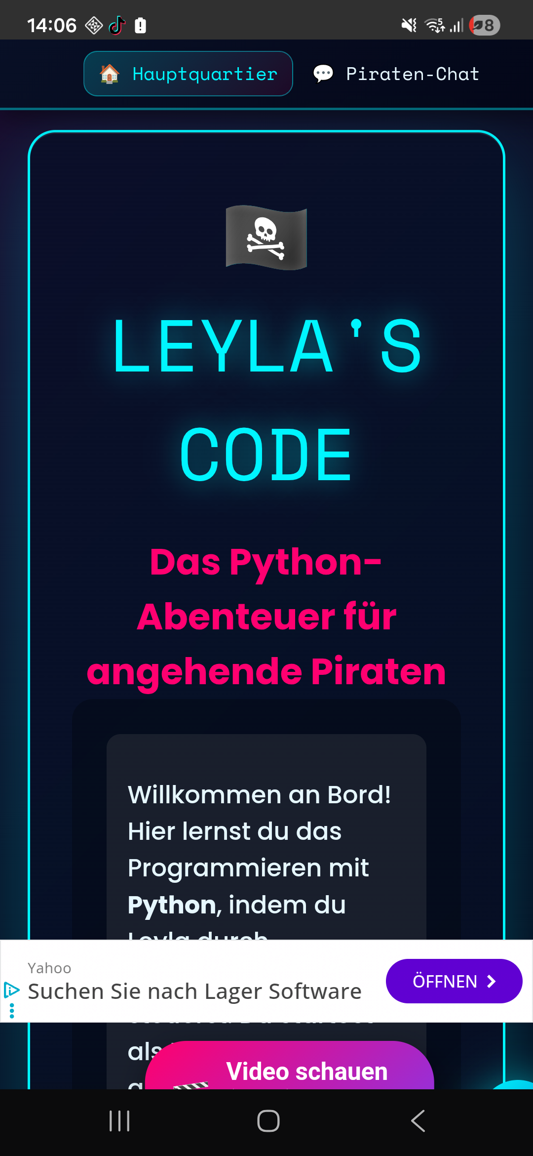 Screenshot 6 of ☠️LEYLA’S CODE - Python Game!