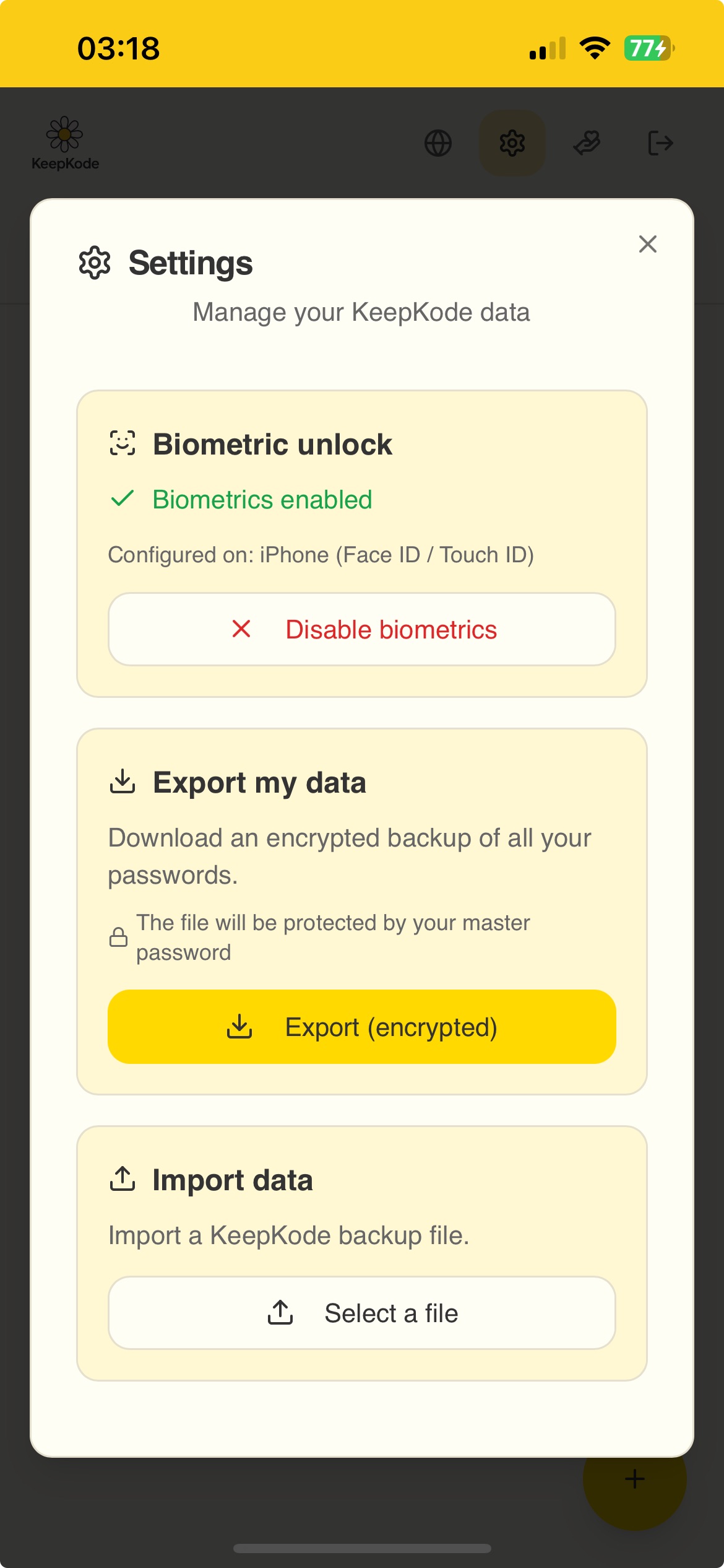 Screenshot 10 of KeepKode