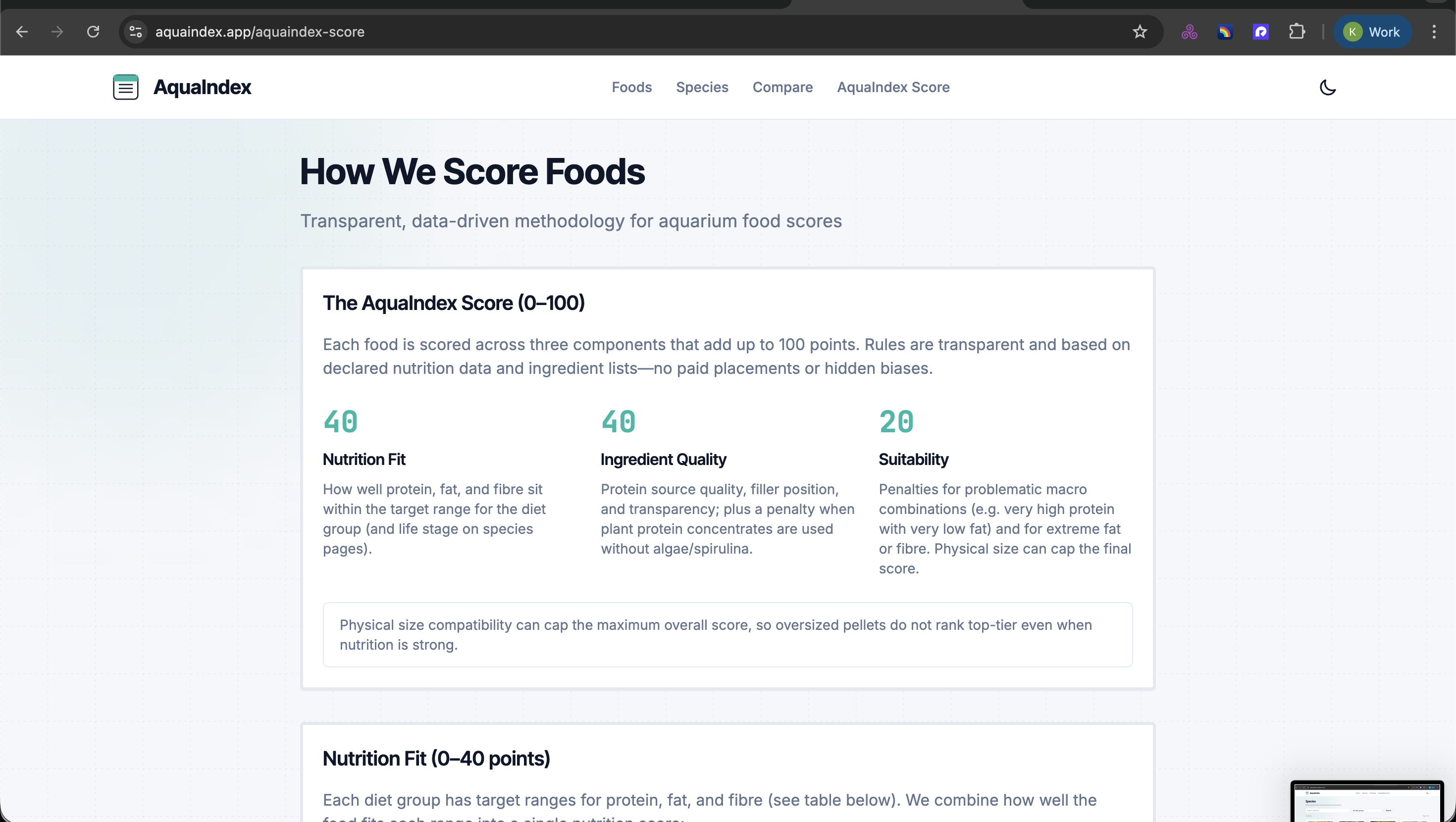 Screenshot 3 of AquaIndex