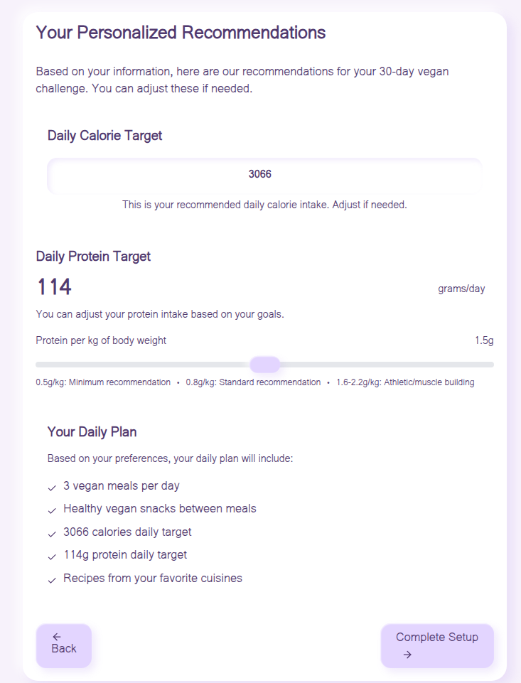Screenshot 10 of Go Vegan Challenge