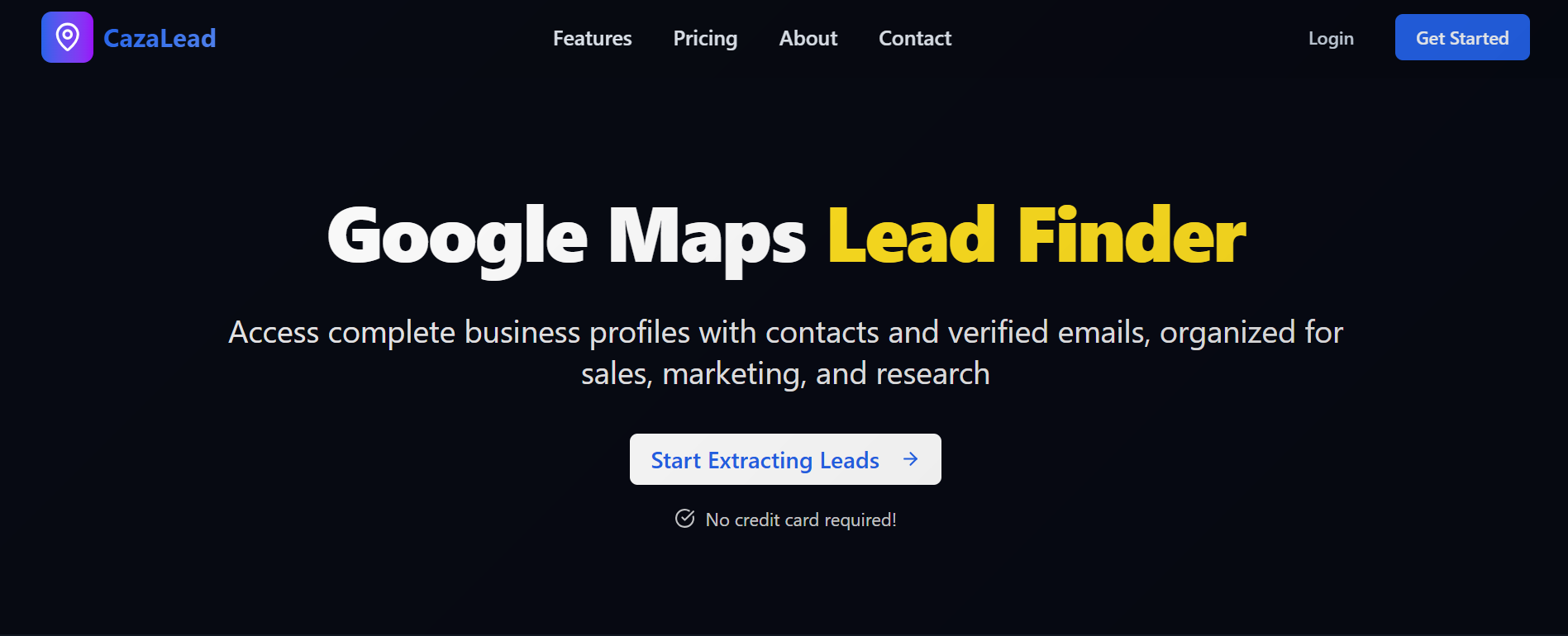 Screenshot 1 of CazaLead