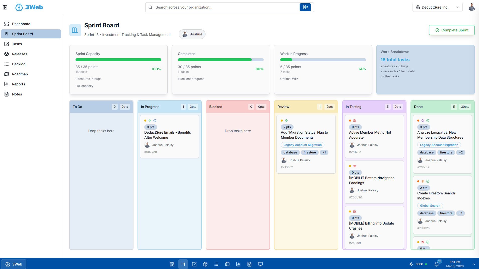 Screenshot 1 of 3Web