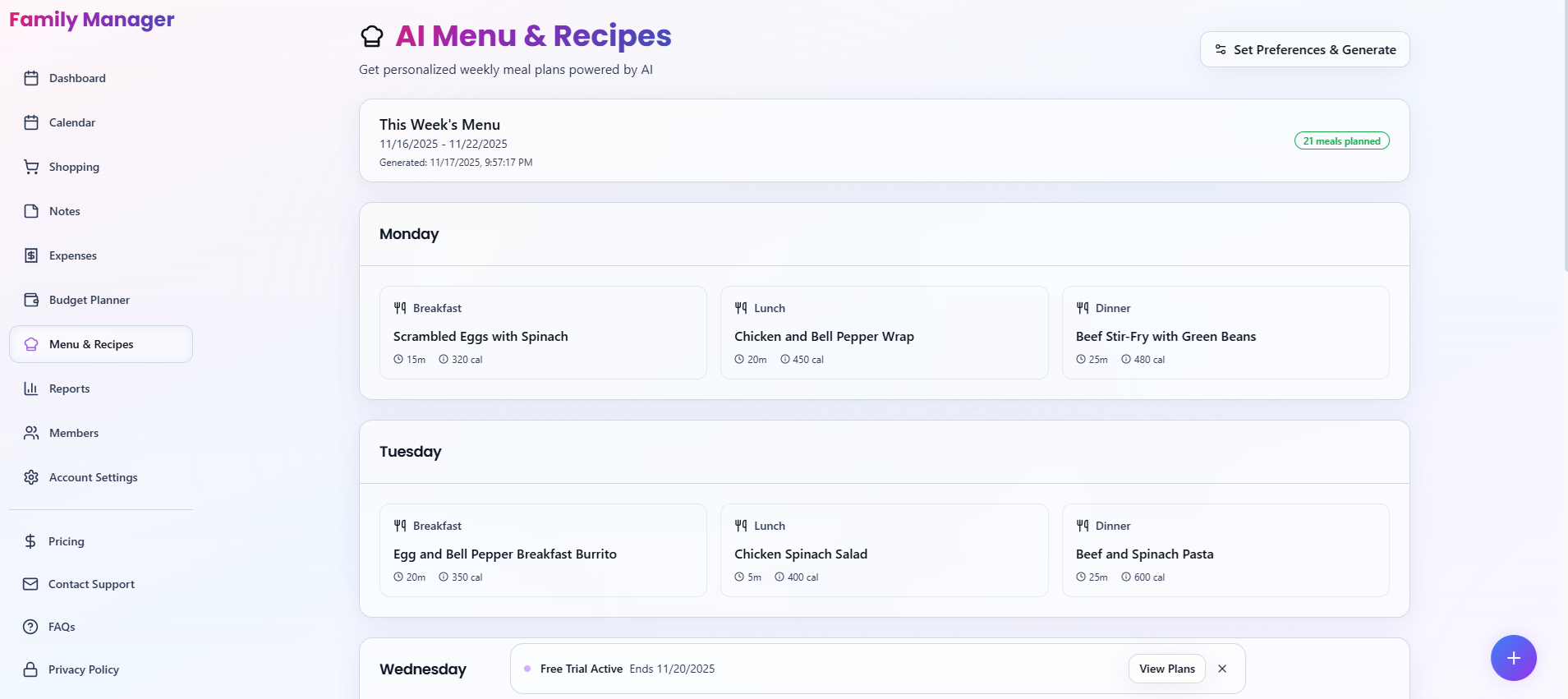 Screenshot 1 of Family Manager
