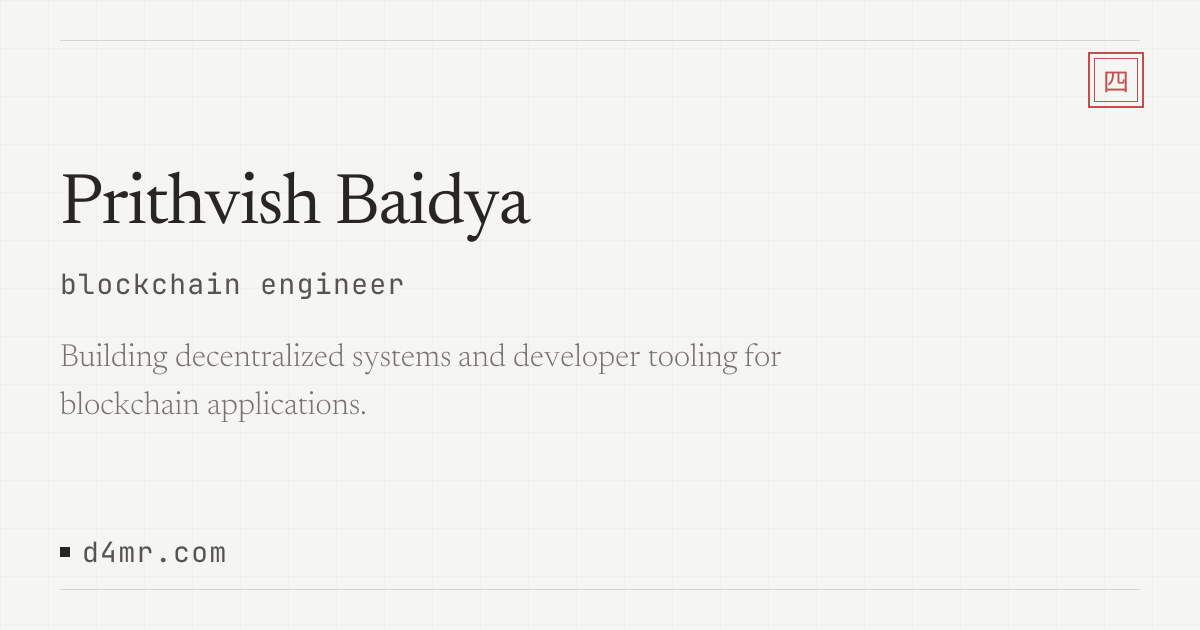 Screenshot 1 of d4mr | Prithvish Baidya