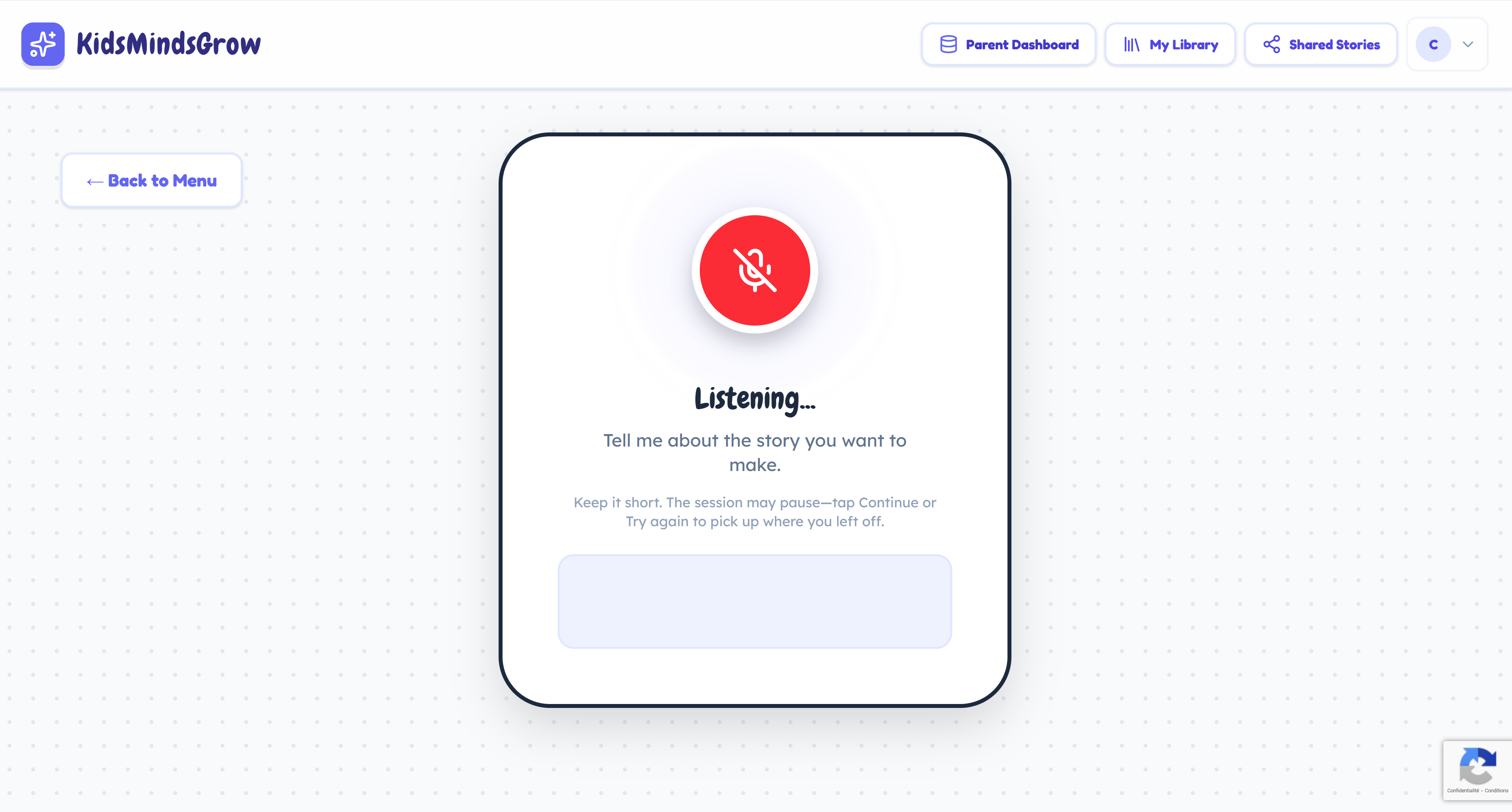 Screenshot 1 of KidsMindsGrow