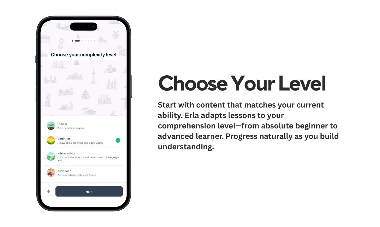 Screenshot 8 of Erla — Natural Language Learning