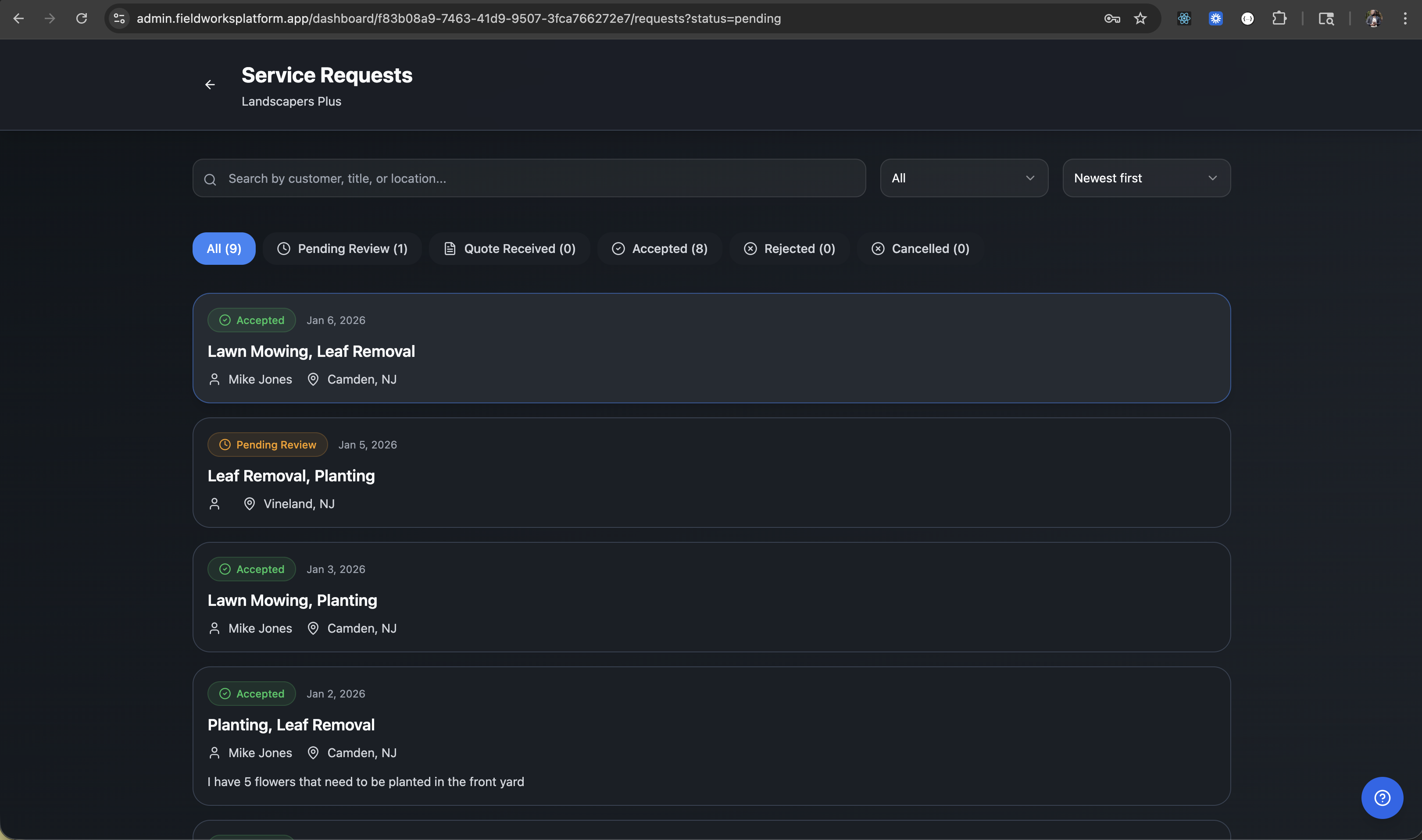 Screenshot 2 of FieldWorks Platform