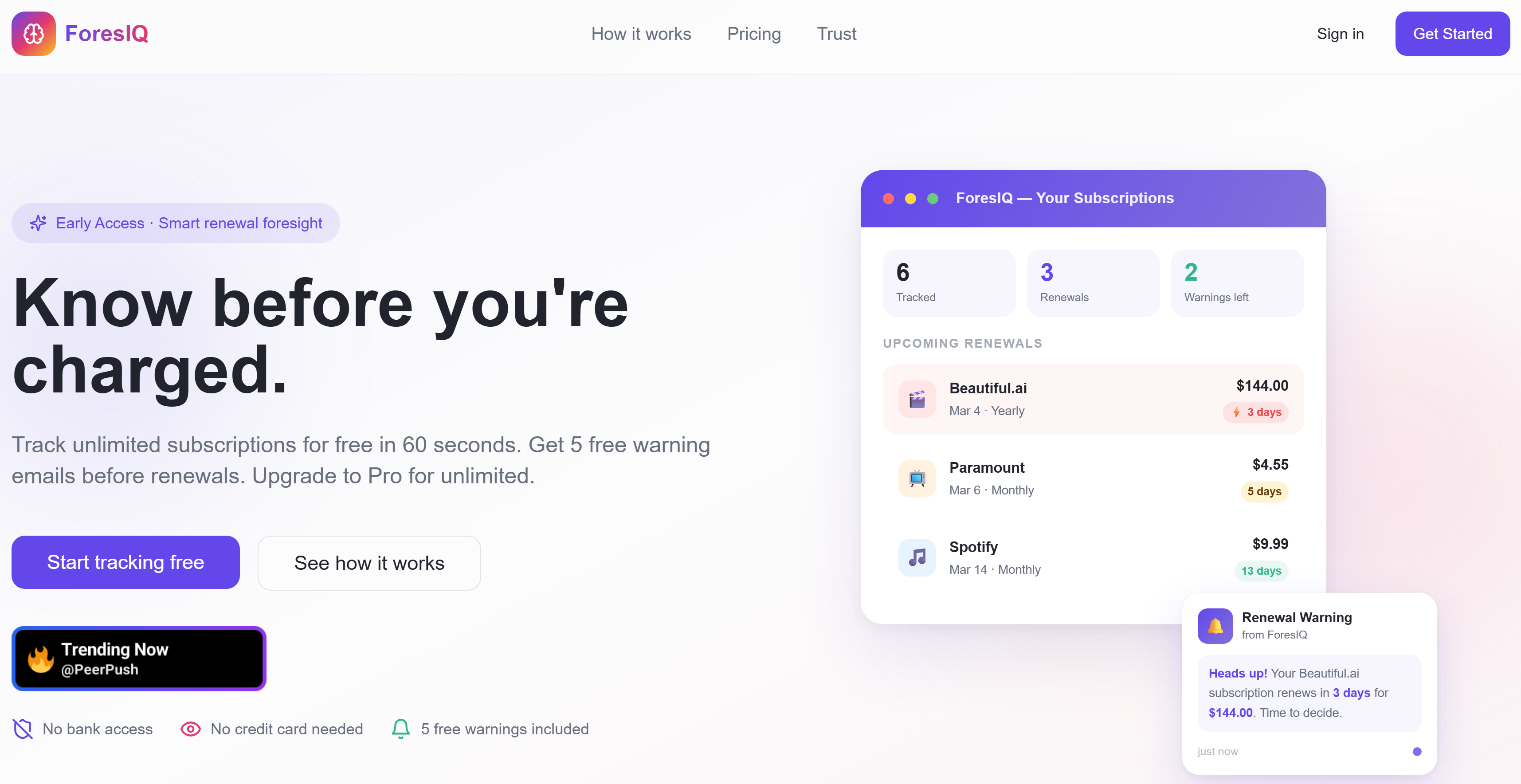 Screenshot 1 of ForesIQ