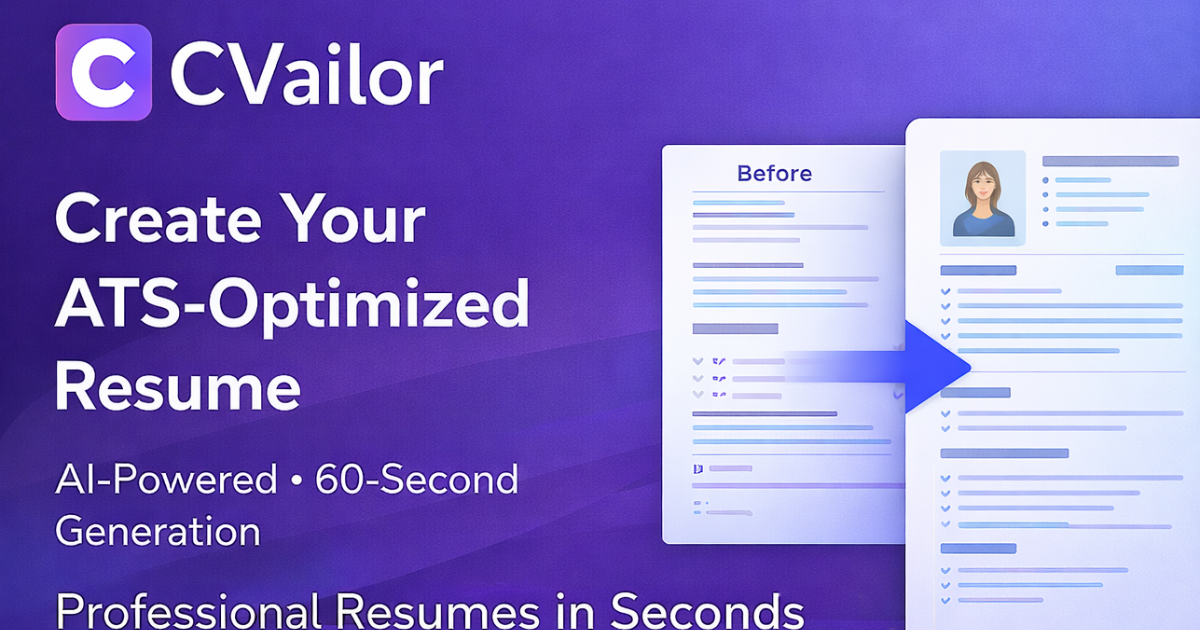 Screenshot 3 of CVailor AI Resume Builder