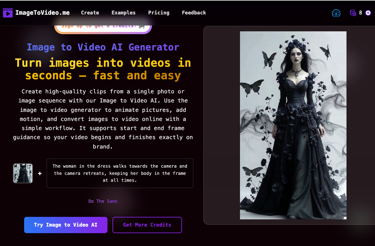 Screenshot 1 of Free Image to Video AI