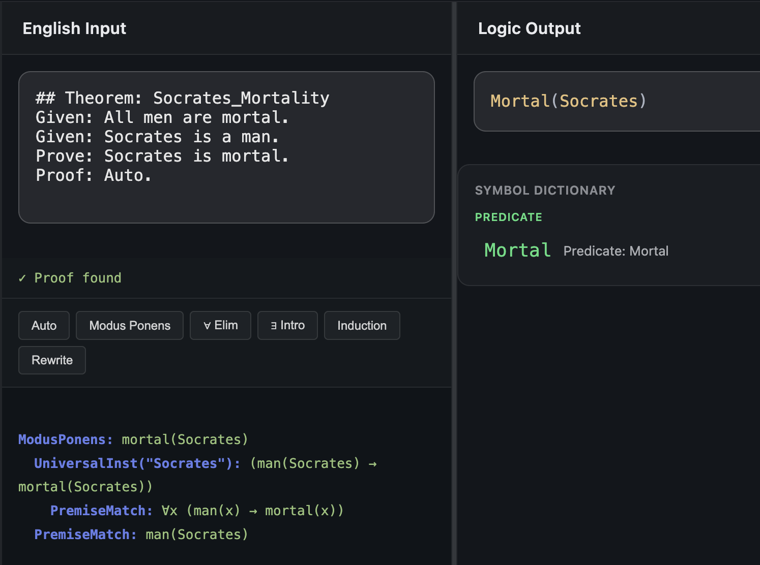 Screenshot 2 of LOGICAFFEINE