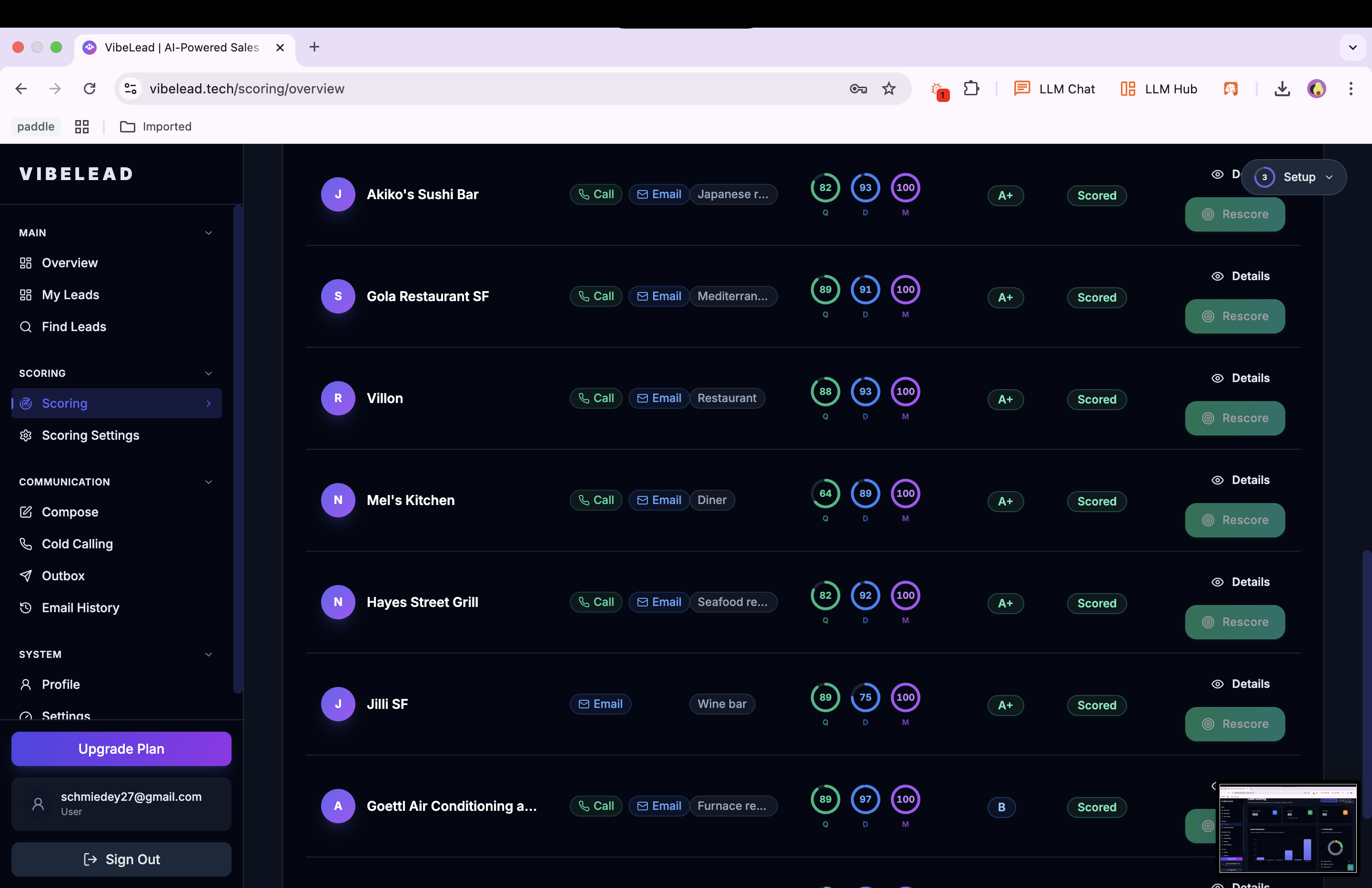 Screenshot 5 of VibeLead | AI-Powered Sales Lead Plat