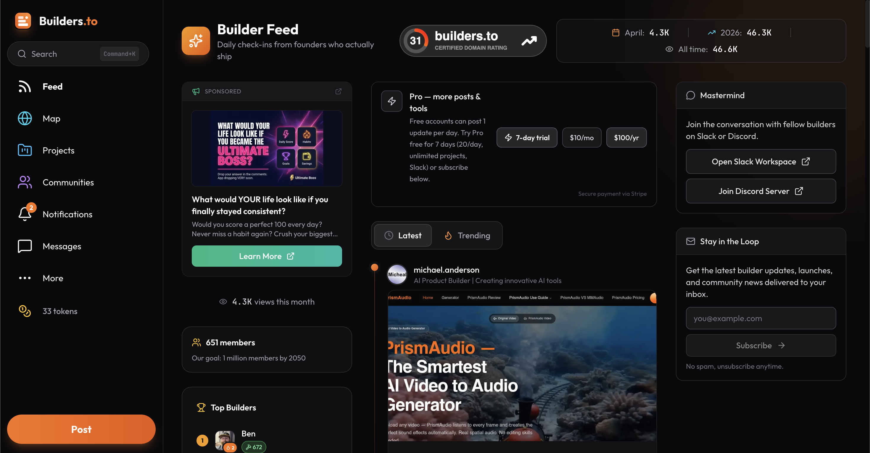 Screenshot 2 of Builders.to