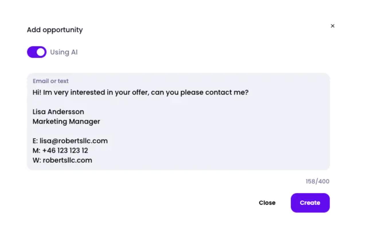 Screenshot 1 of Customer Connect CRM