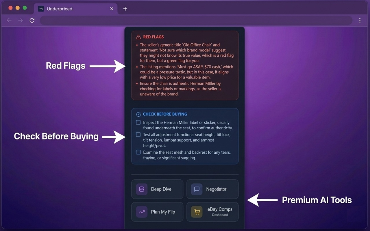 Screenshot 4 of Underpriced - Flip Smarter, Skip Faster