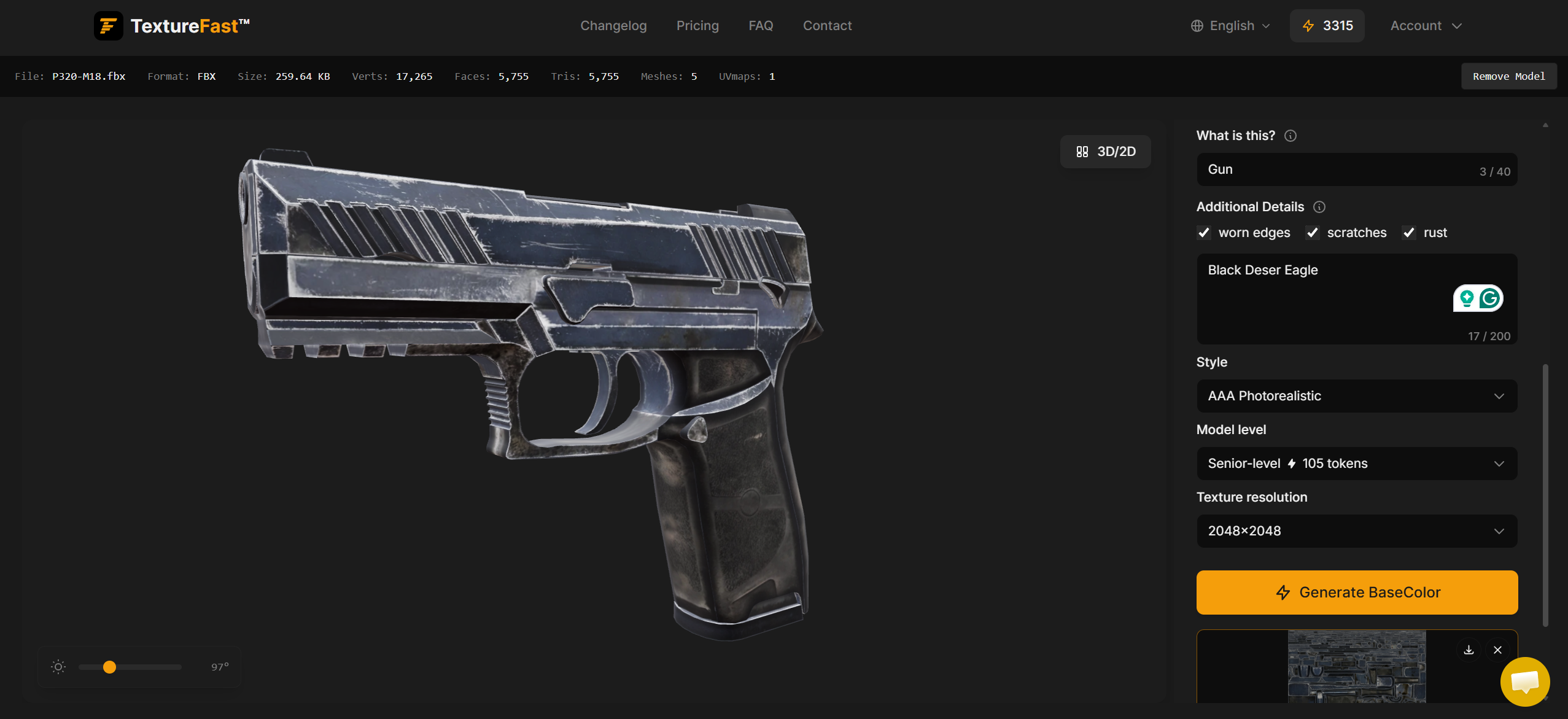 Screenshot 2 of TextureFast