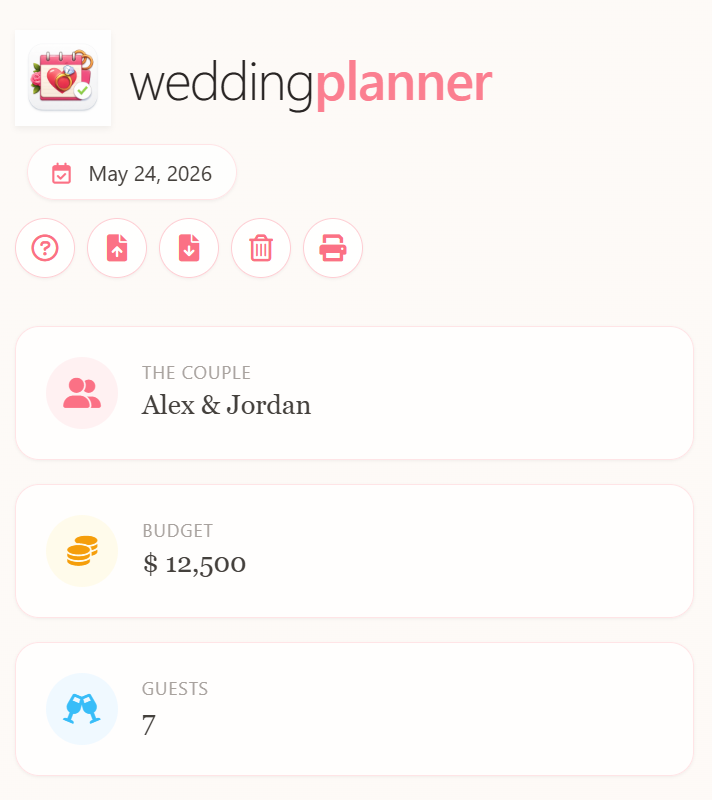 Screenshot 5 of Wedding and Event Planner