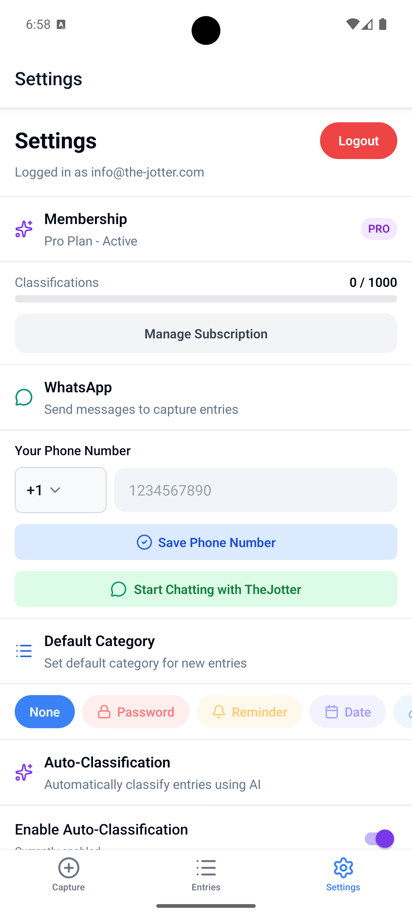 Screenshot 5 of Jotter