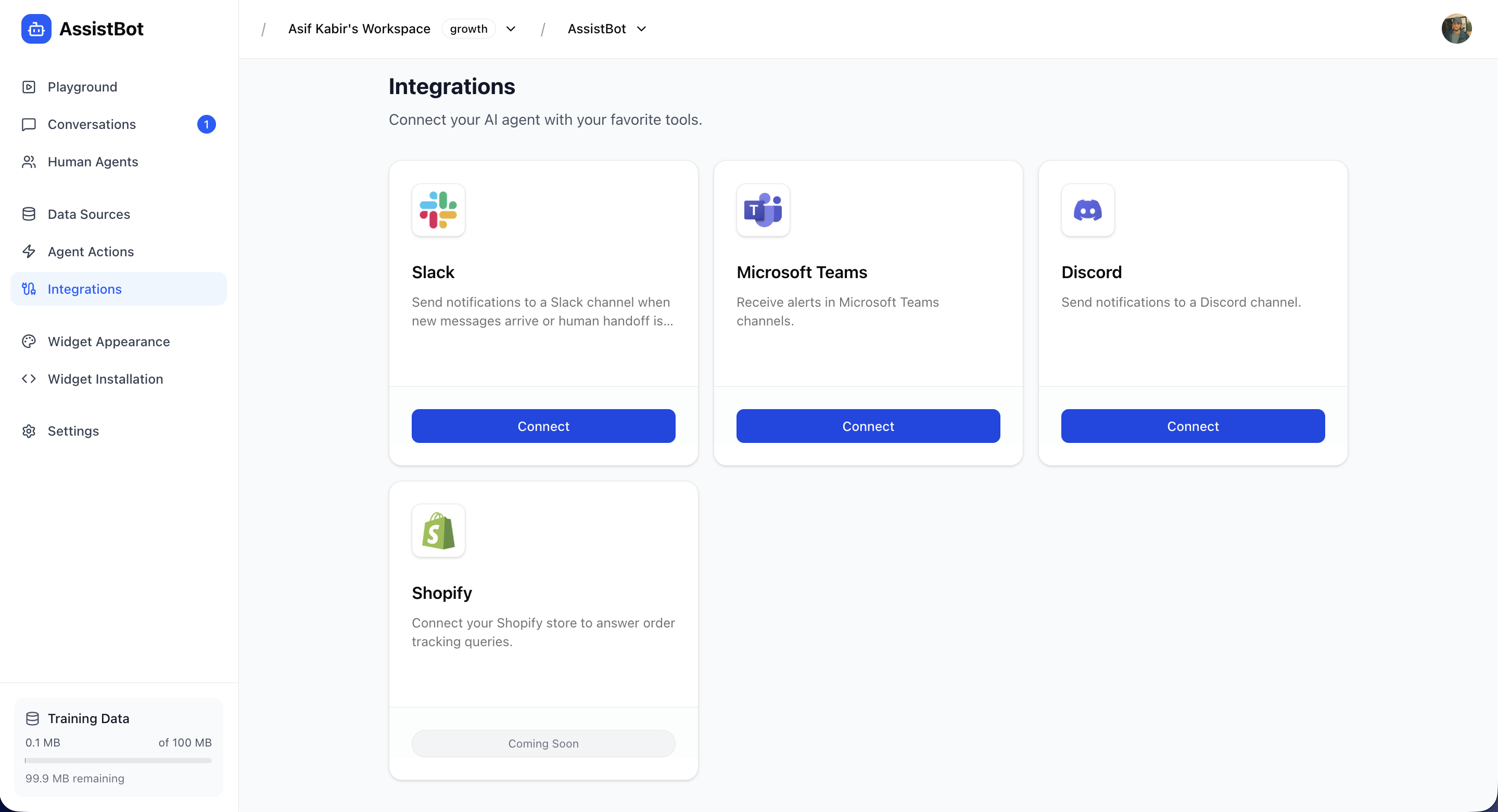 Screenshot 5 of AssistBot