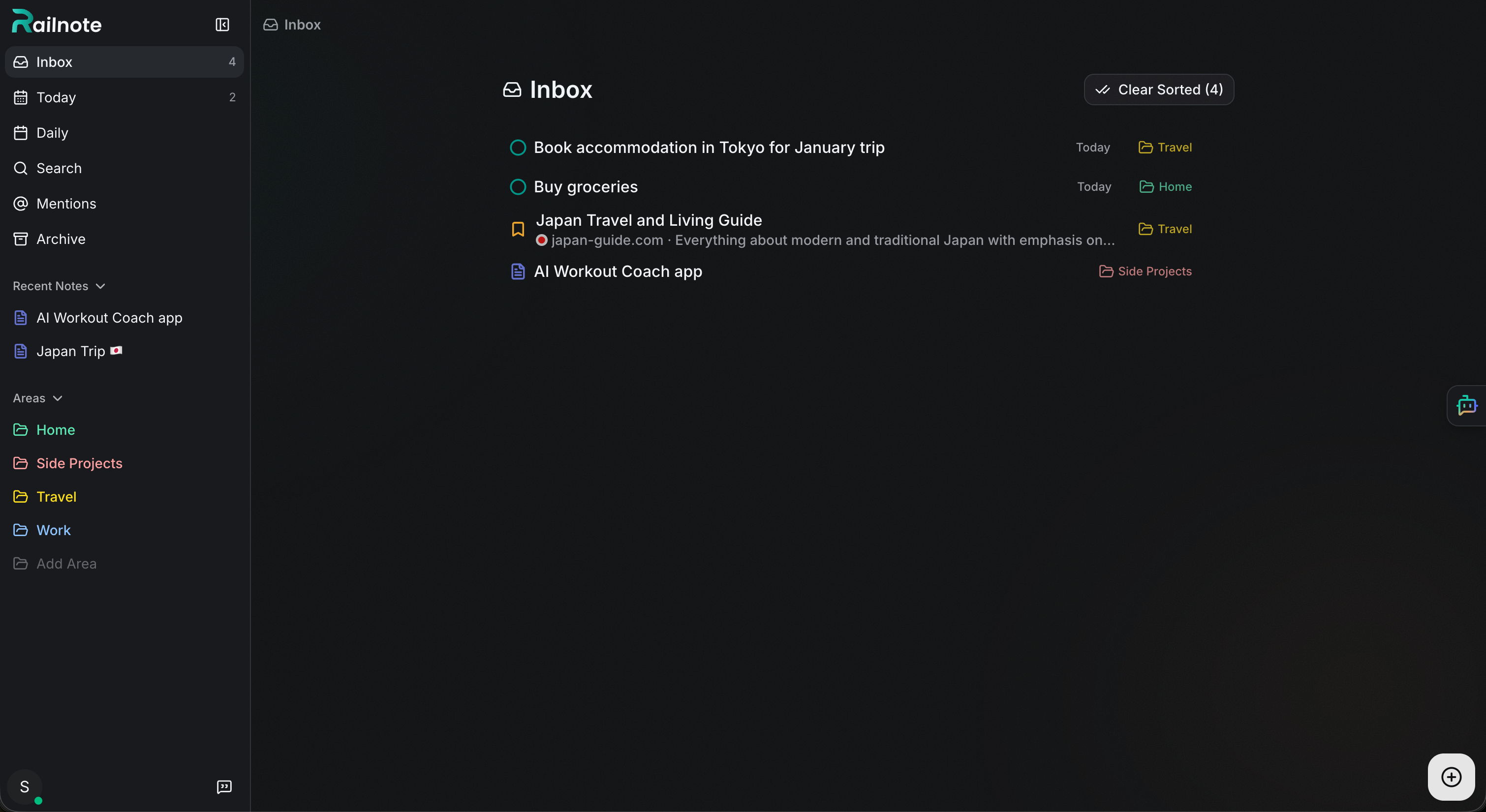 Screenshot 4 of Railnote