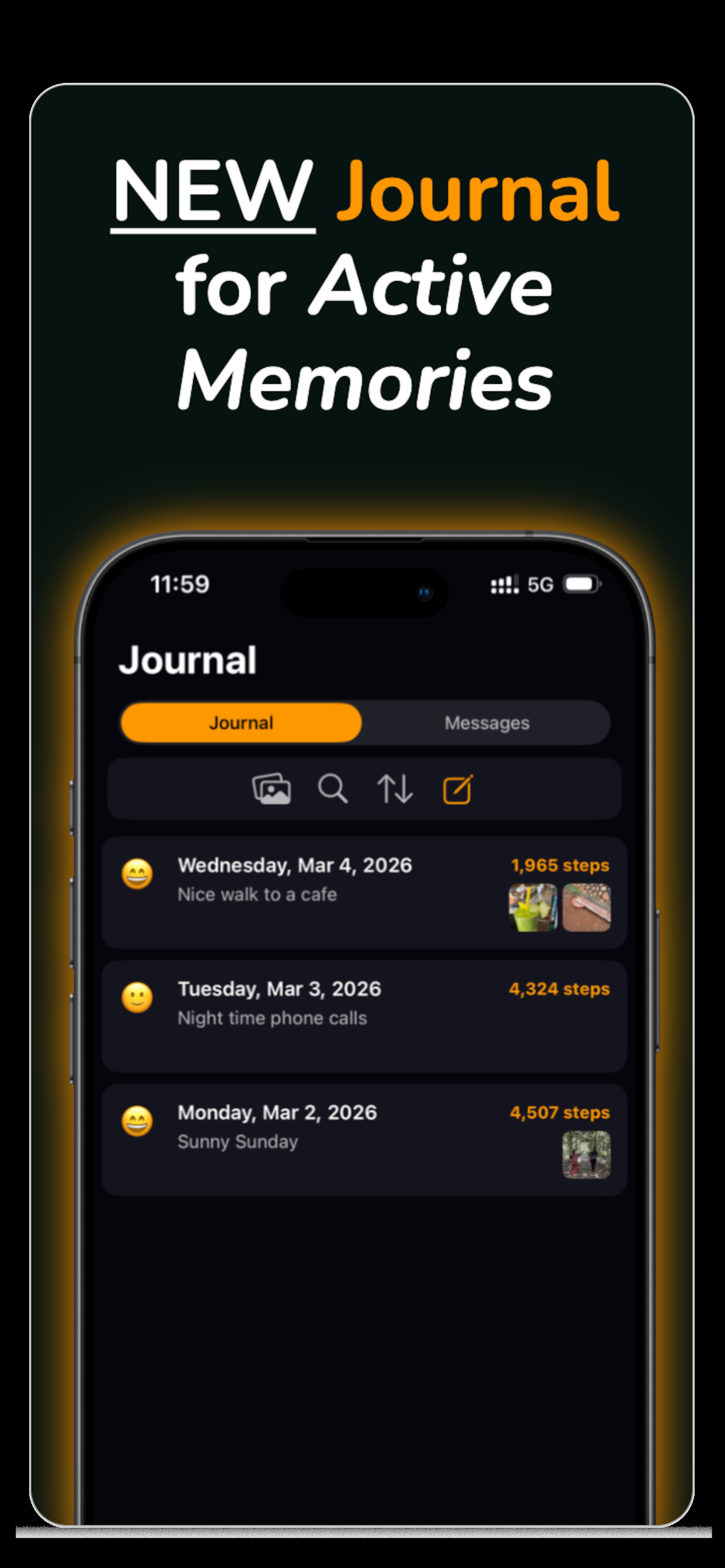 Screenshot 5 of StepGoals - Smart Step Counter (iOS)