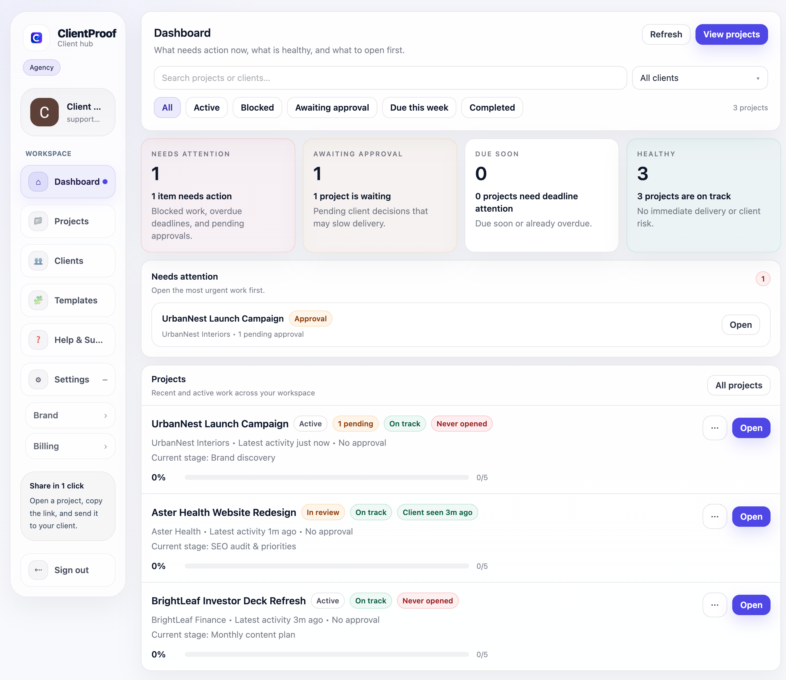 Screenshot 5 of ClientProof